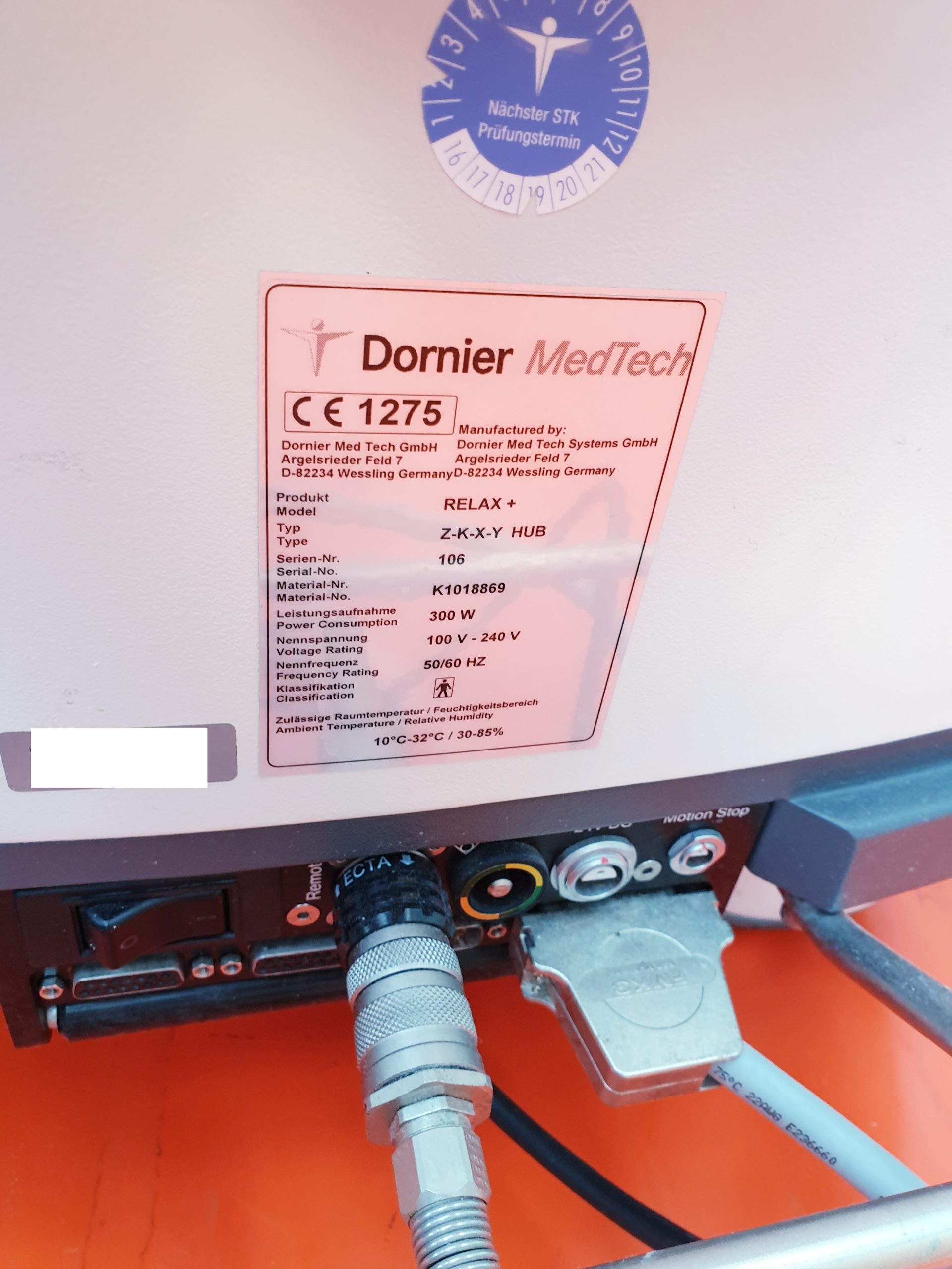 Dornier Relax Plus // Dornier Relax + C-Arm Table Multifunctional Patient Table Röntgen , Lithrotripter thumbnail 4