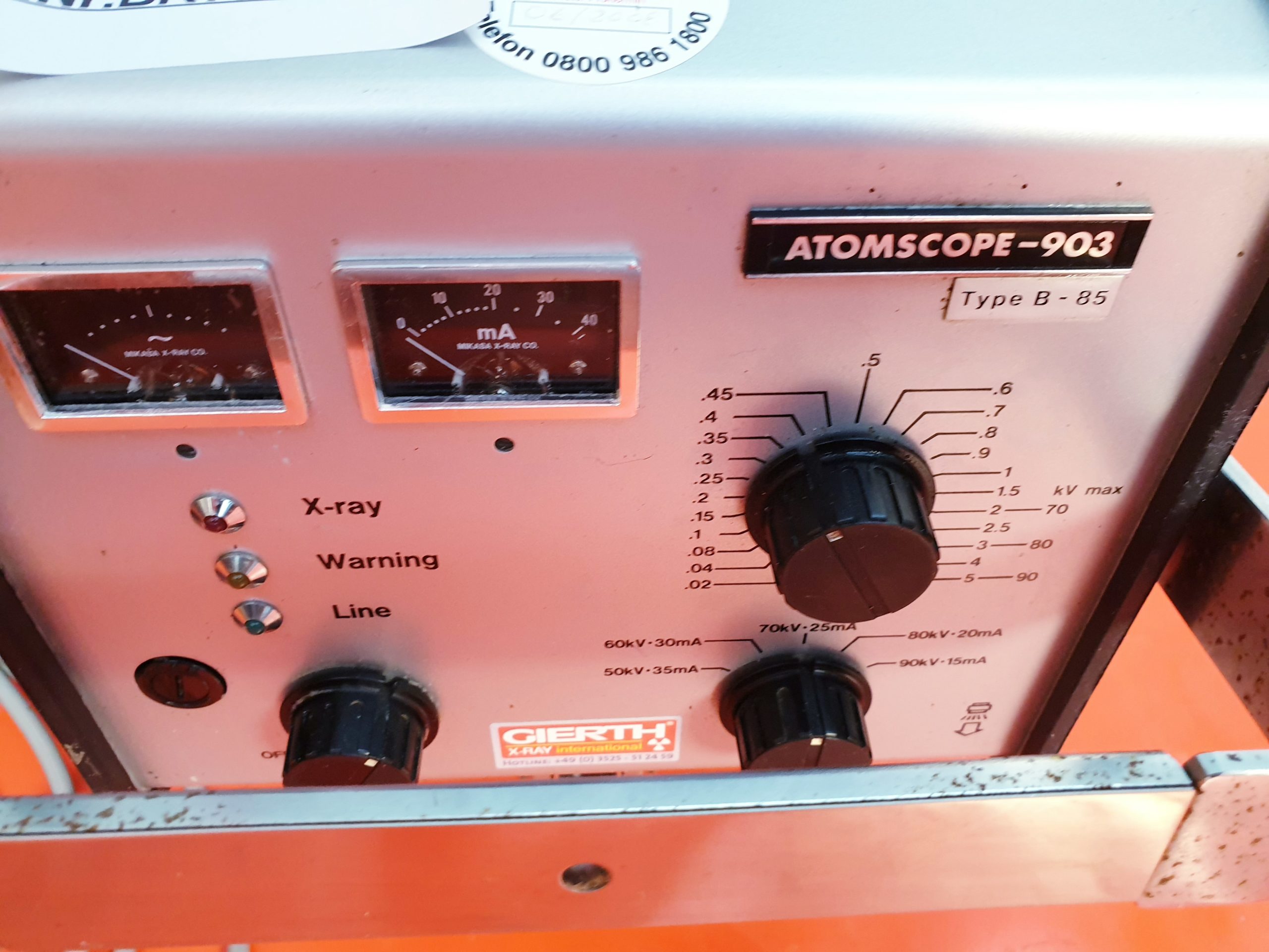 Gierth ATOMSCOPE 903 Tragbares Röntgengerät mit Gestell , Zubehör … thumbnail 4