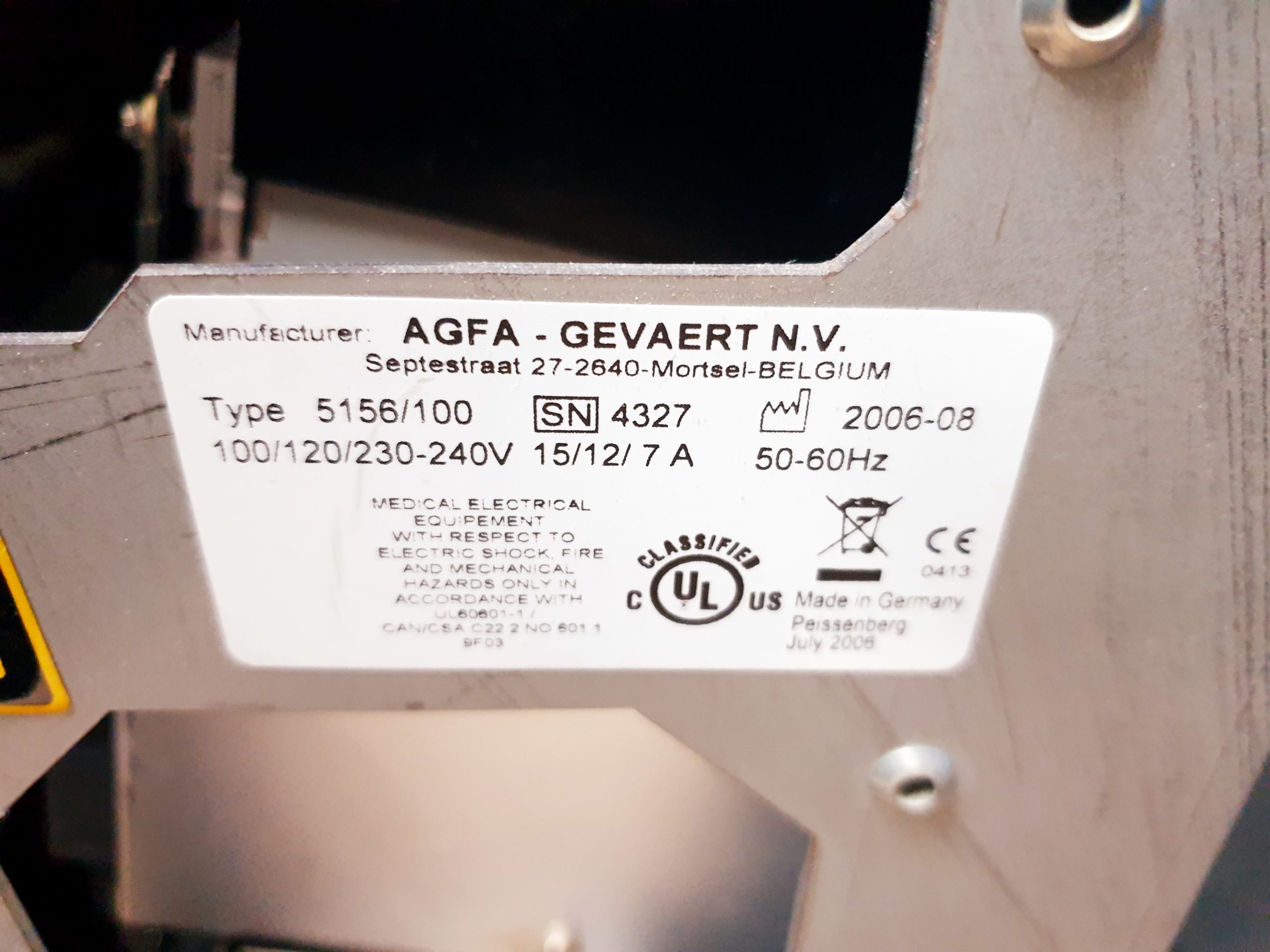 AGFA CR 25.0 Digitizer thumbnail 18