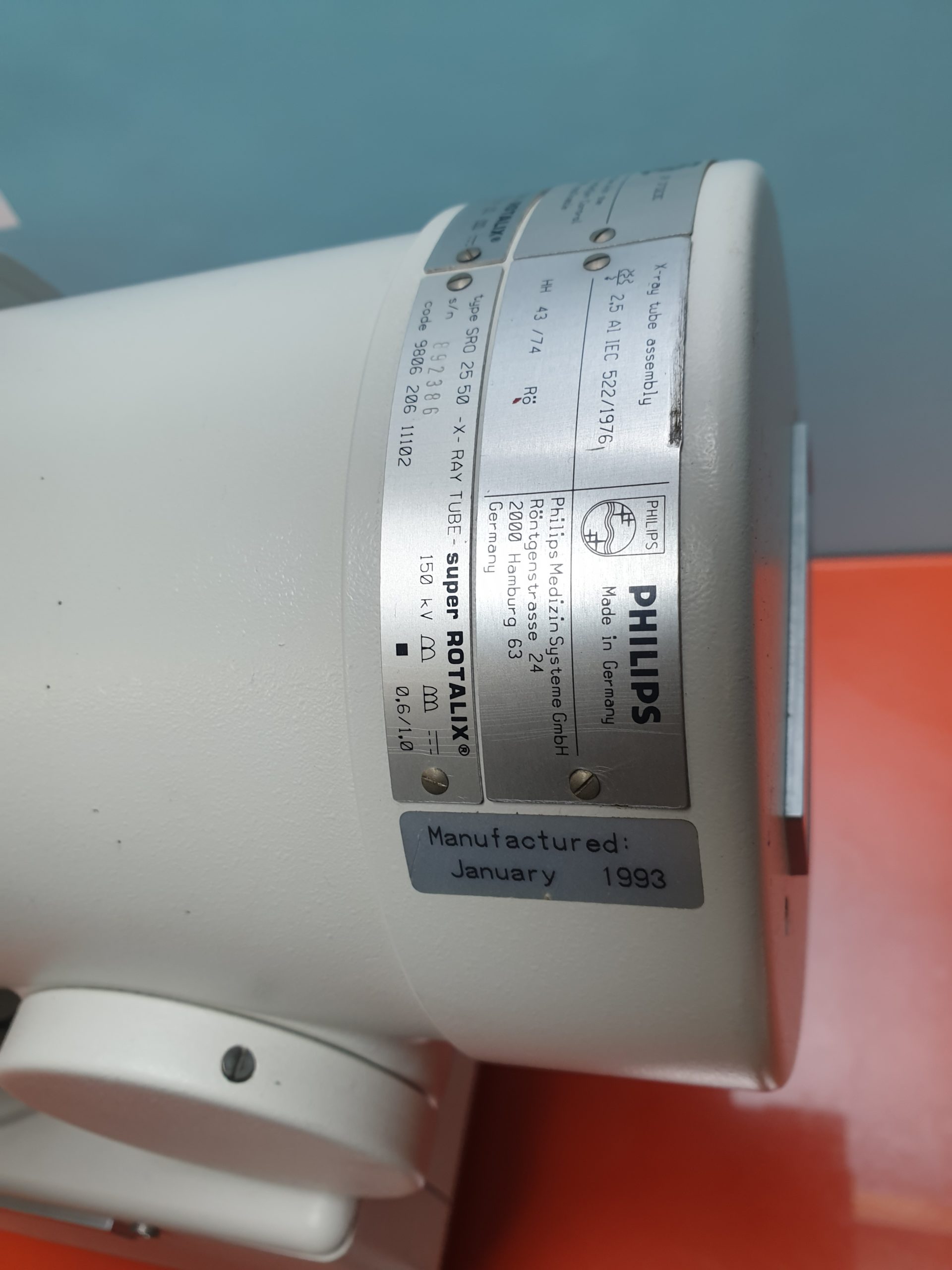 Philips Tube Model 9806 206 11102 150KV — image 1 of 7