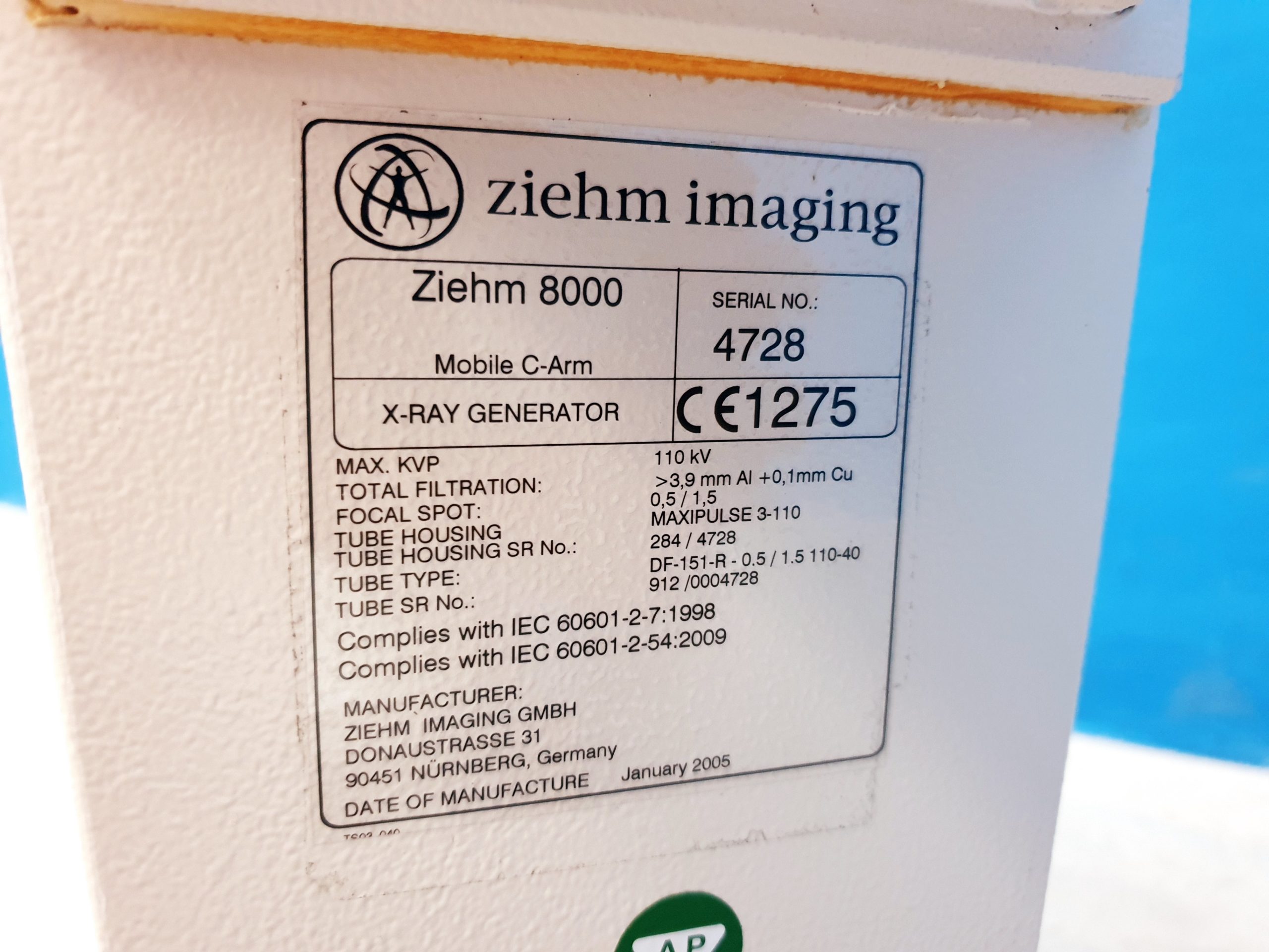 Ziehm 8000 C Bogen Mobiles Röntgengerät C Arm thumbnail 6