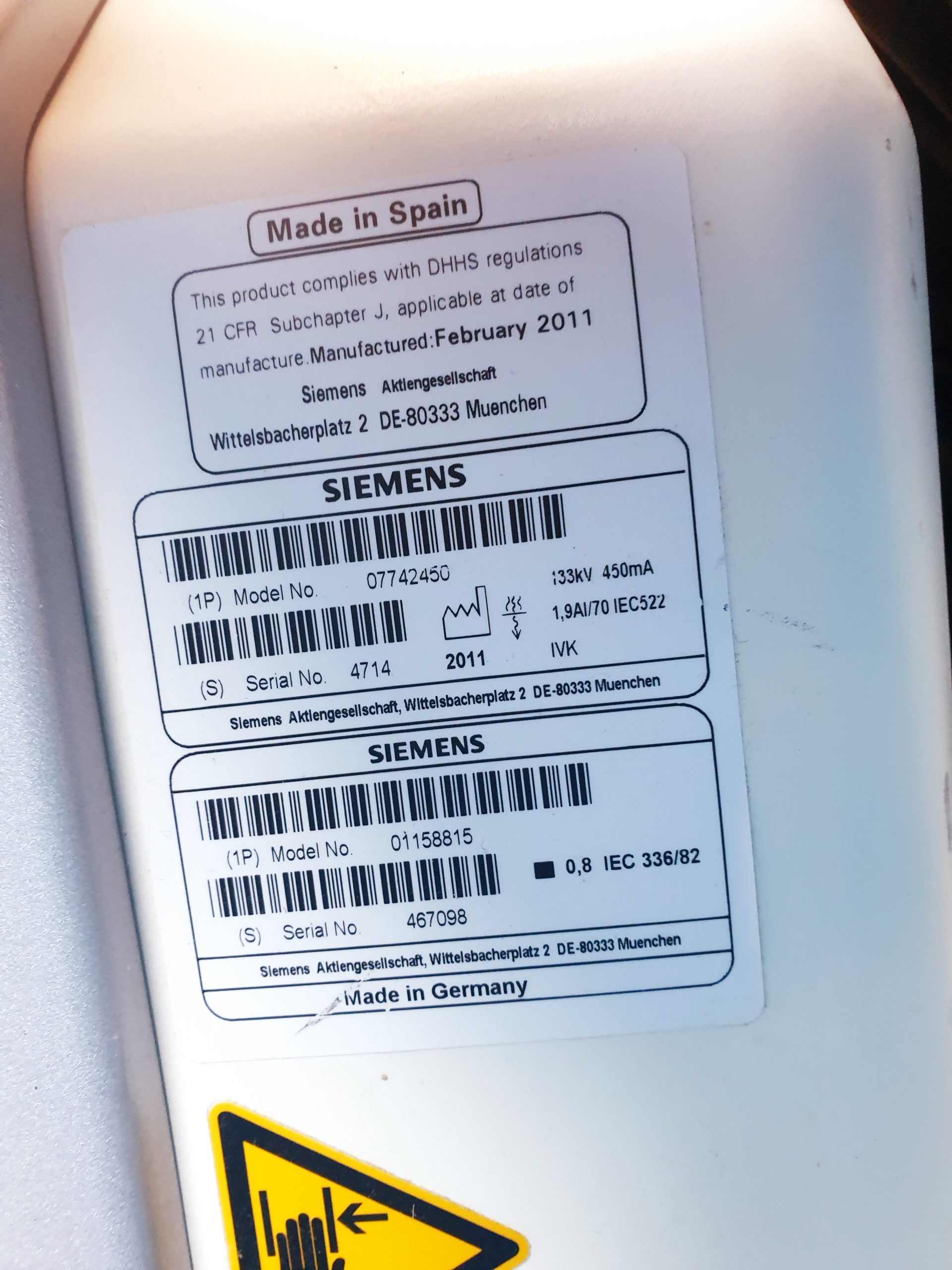 Siemens Mobilett xp – mobiles Röntgengerät – —– thumbnail 4