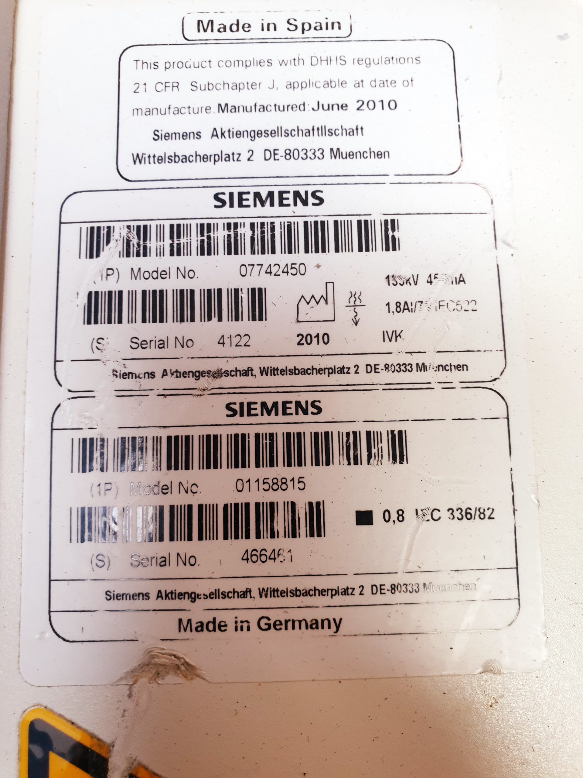 Siemens Mobilett xp – mobiles Röntgengerät – —– thumbnail 15