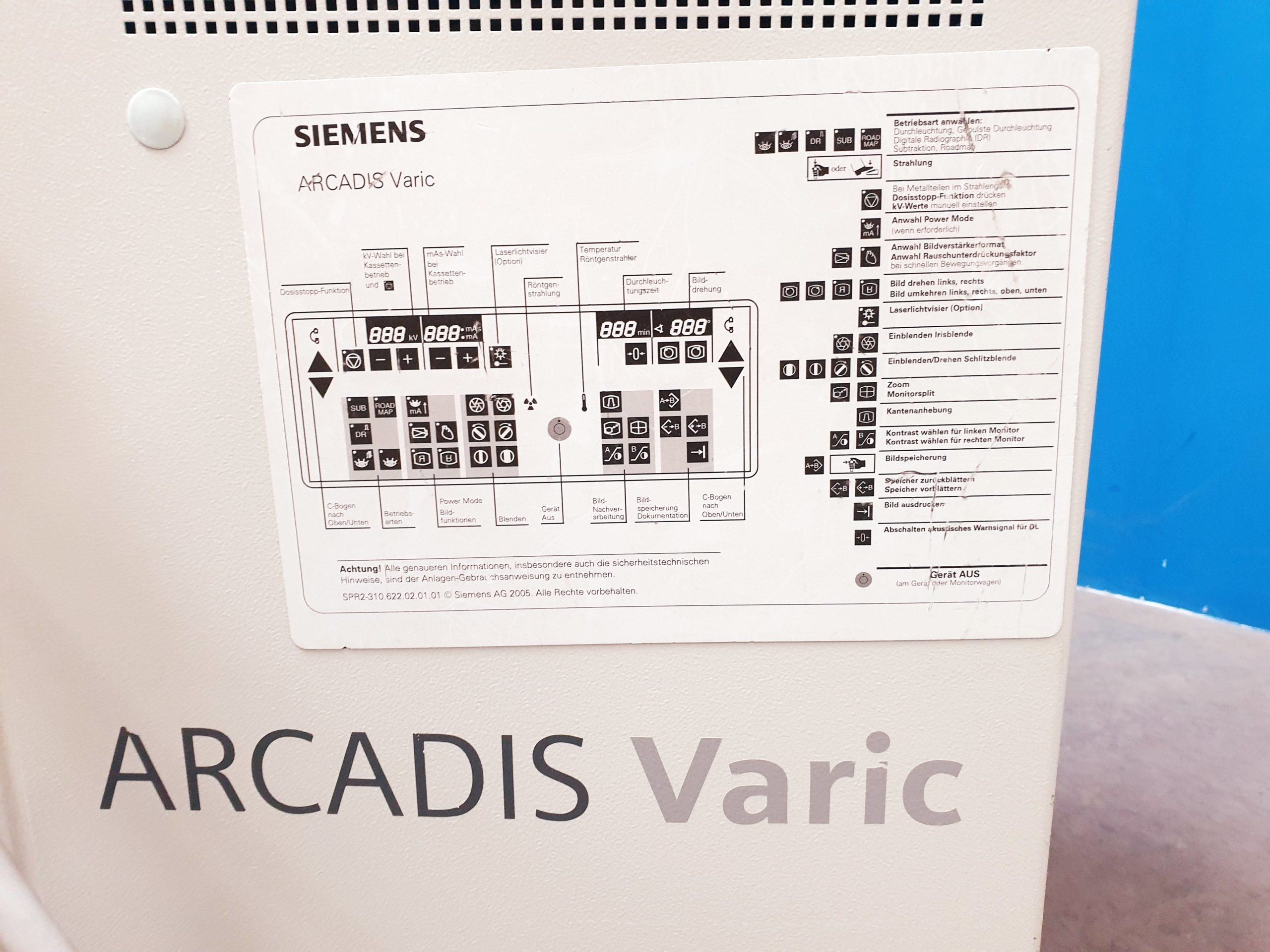 Siemens Arcadis Varic C-Bogen C Arm Refurbished thumbnail 4