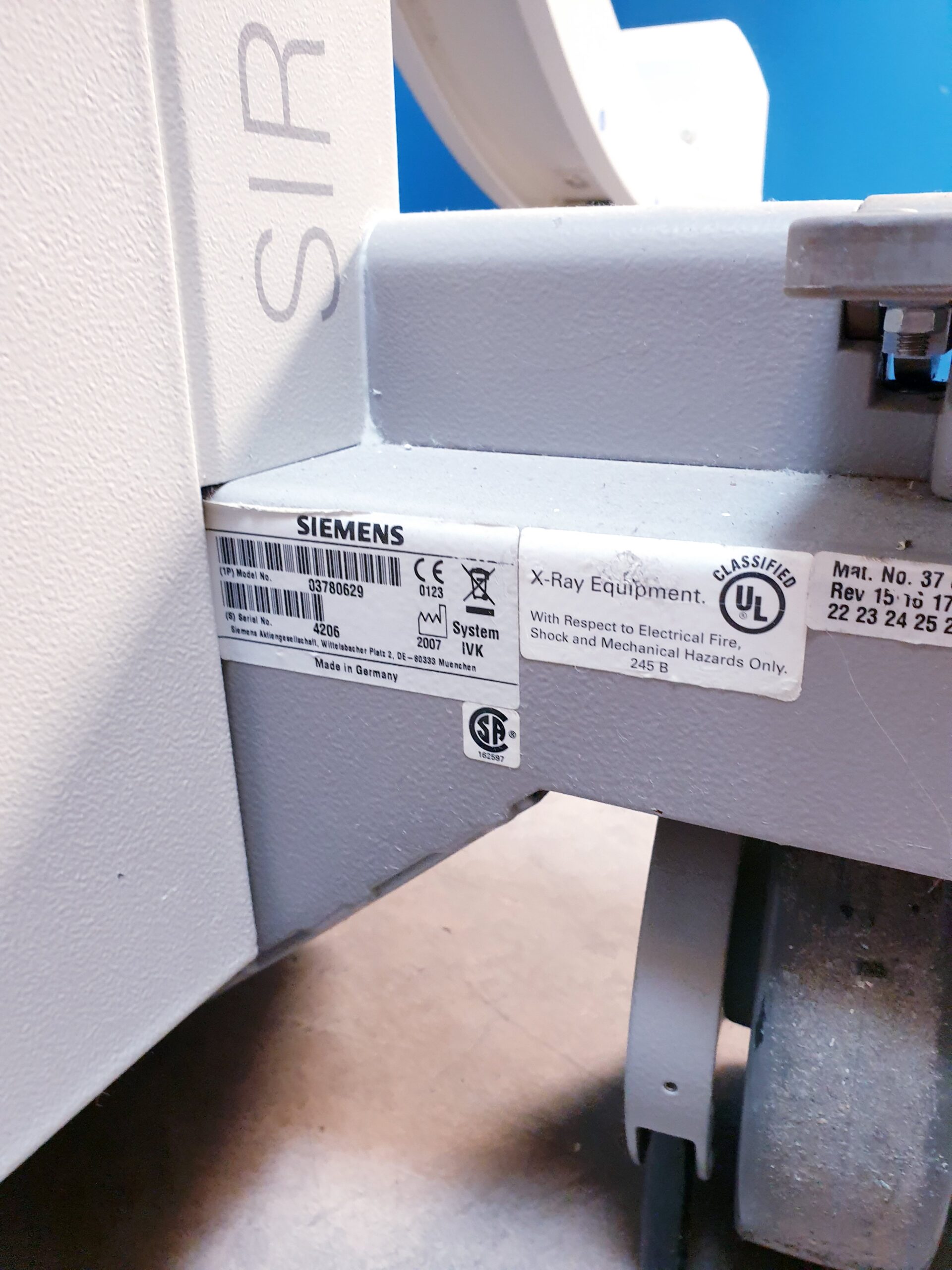Siemens Siremobil Compact Mobiles Röntgengerät- C-Arm C-Bogen — DOM 2007 thumbnail 20