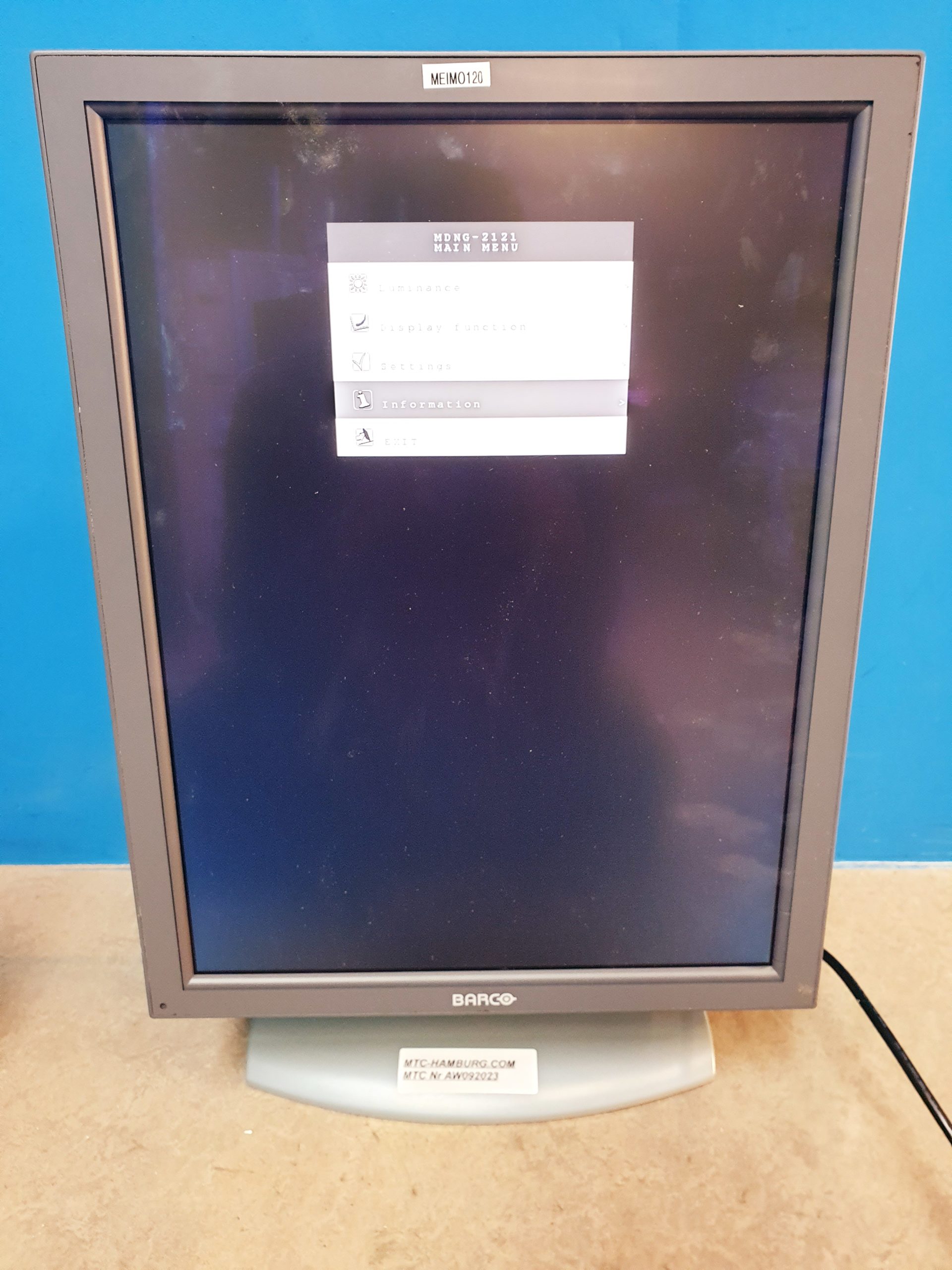 Barco MDNG-2121 2MP Graustufen Befundungsmonitor Diagnose Monitor AM LCD thumbnail 11