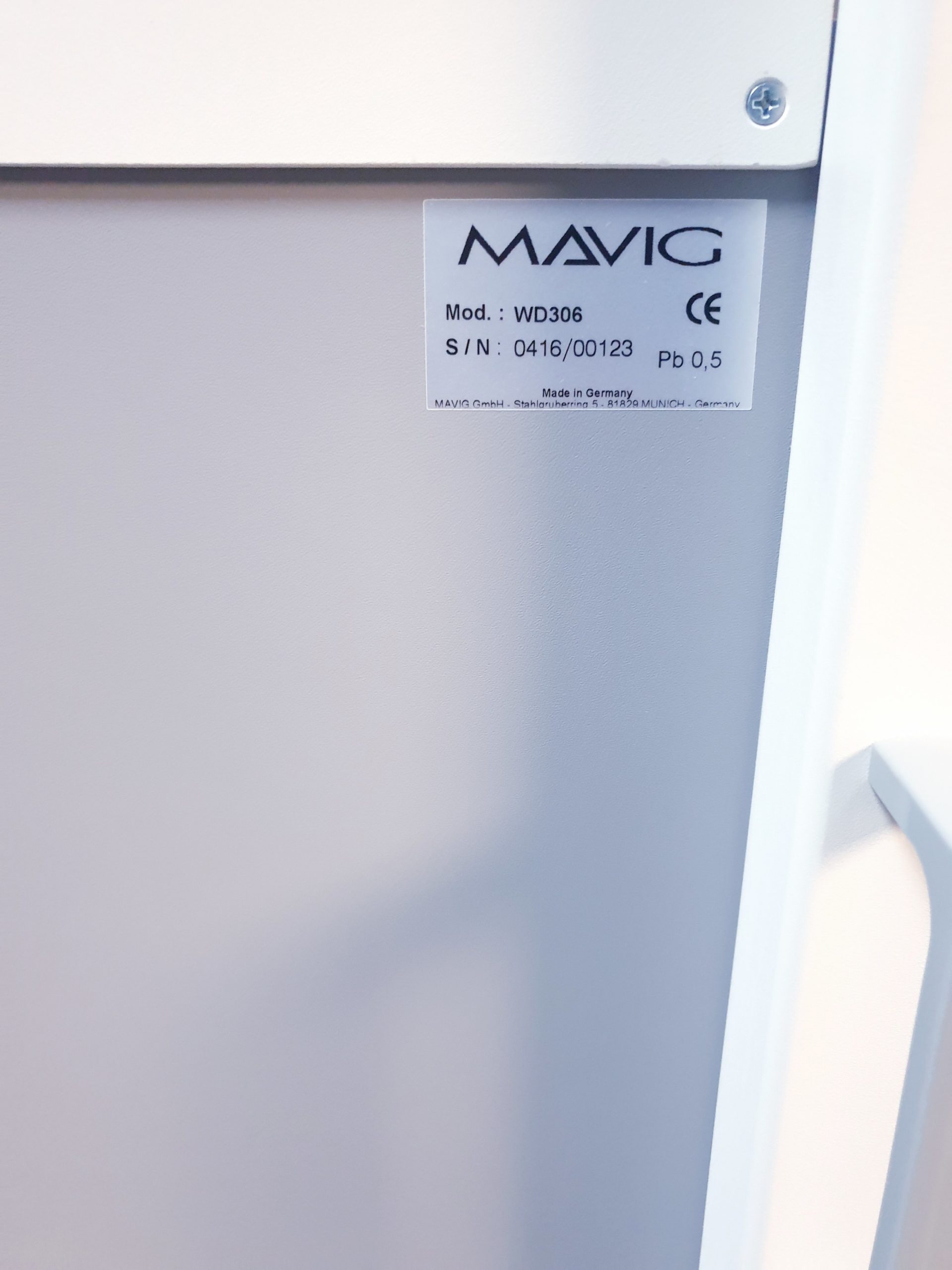 Mavig WD306 Mobile X-Ray Schutzschild thumbnail 9