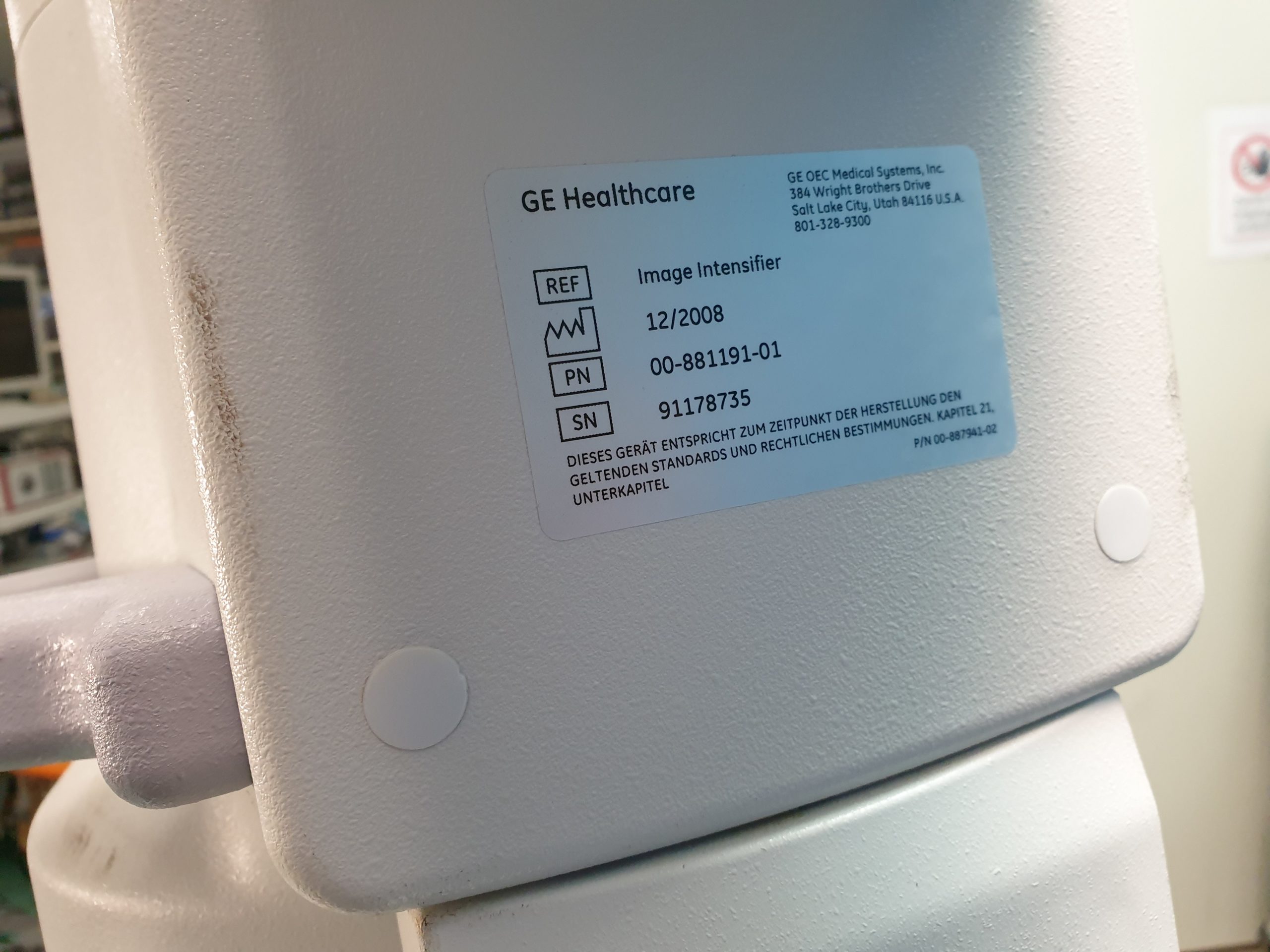 Ge OEC 9900 Elite Vas C Arm thumbnail 4