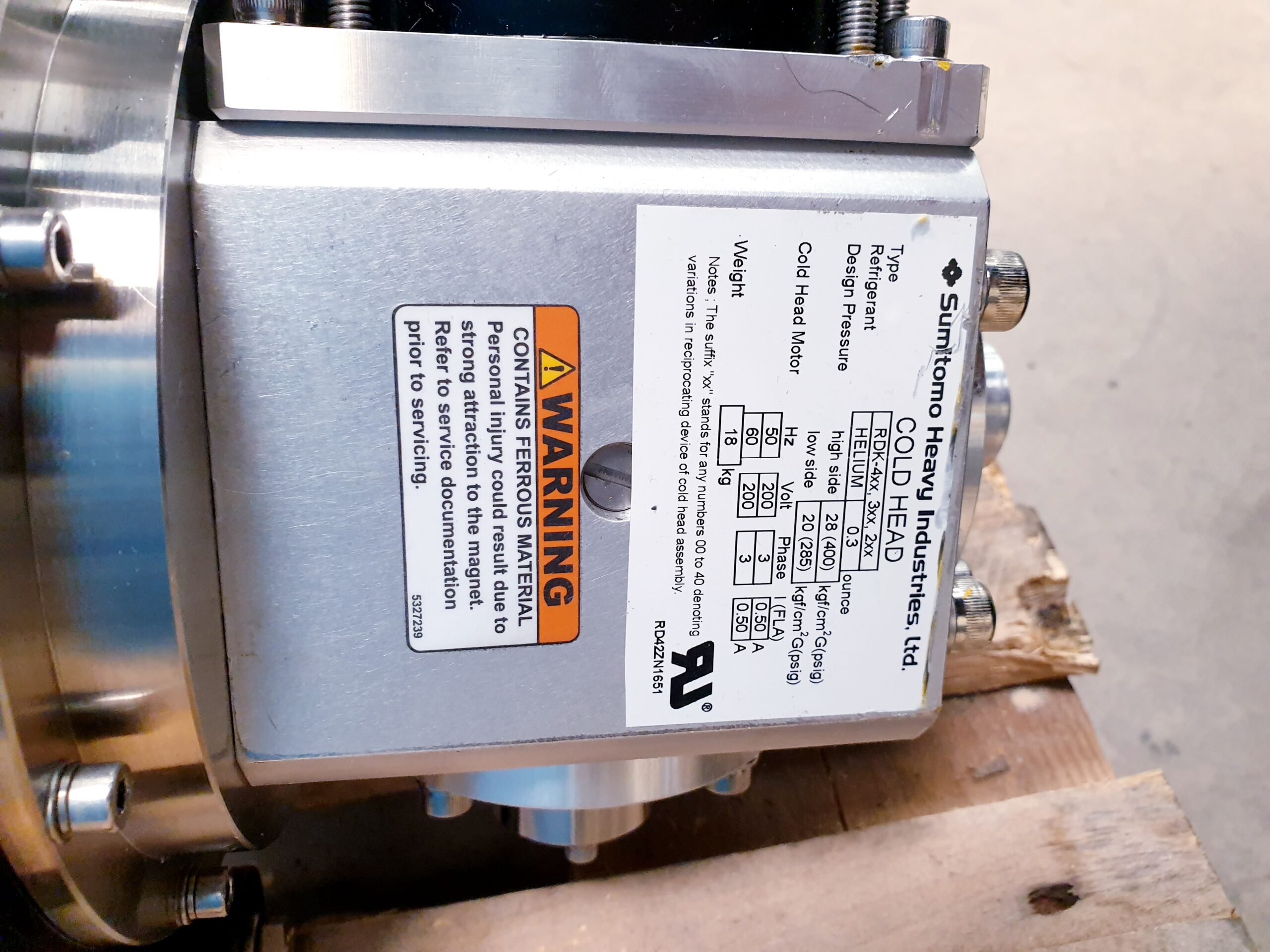 GE Optima MR430s 1.5T + JMTB-1.5T280SS + Sumitomo Heavy Industries Cold Head RDK-Serie (z.B. RDK-4xx, 3xx, 2xx + …. Ersatzteilgewinnung – thumbnail 27