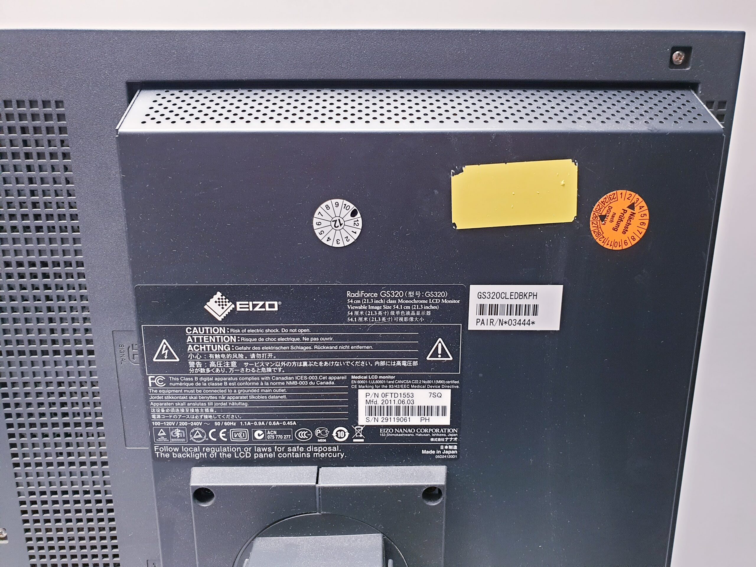 EIZO RadiForce GS320 LCD-Monitor – 350 – E450 – mk thumbnail 2