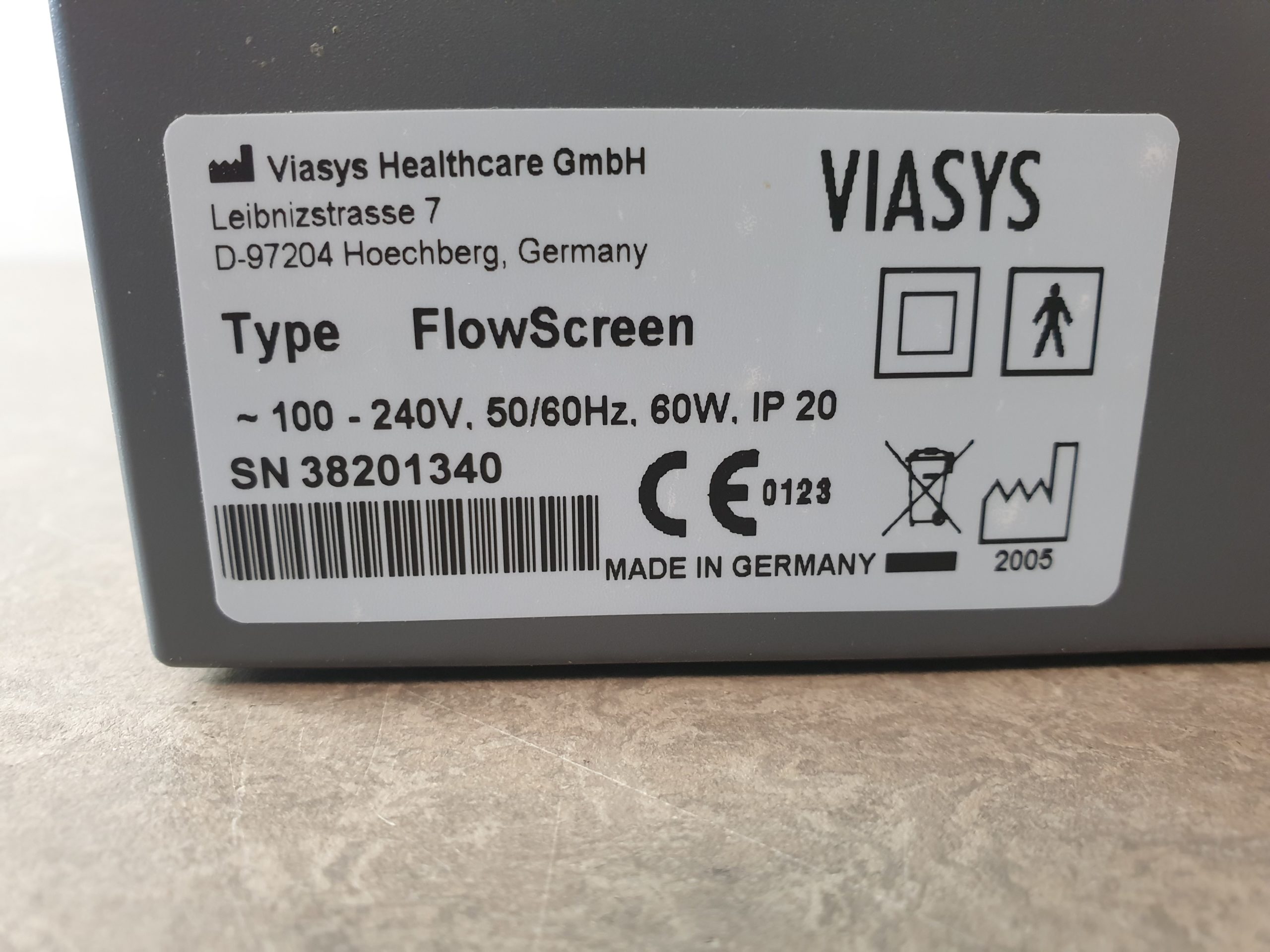 VIASYS HEALTHCARE FLOWSCREEN Spirometer mit Software thumbnail 5