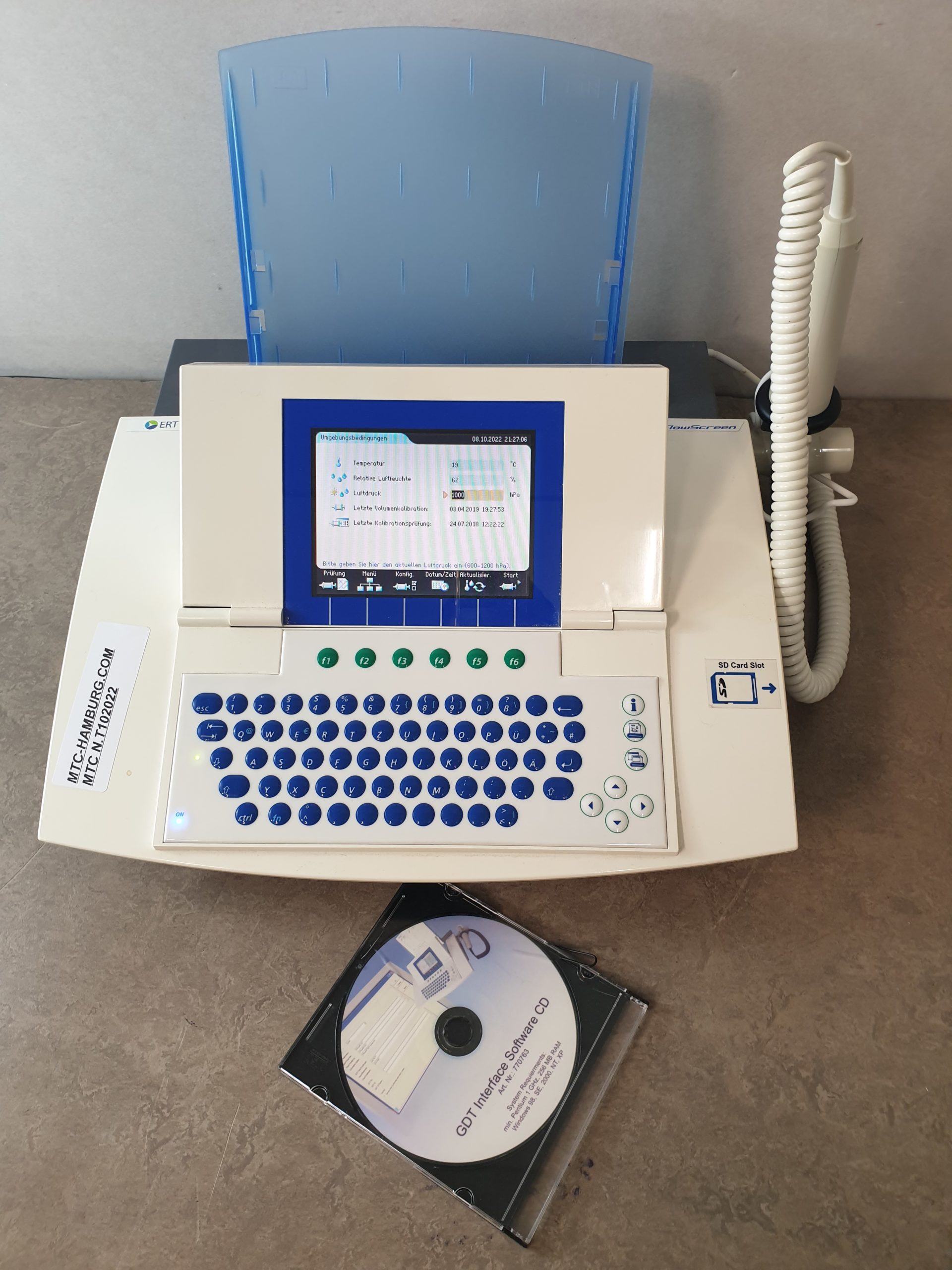 VIASYS HEALTHCARE FLOWSCREEN Spirometer mit Software thumbnail 7