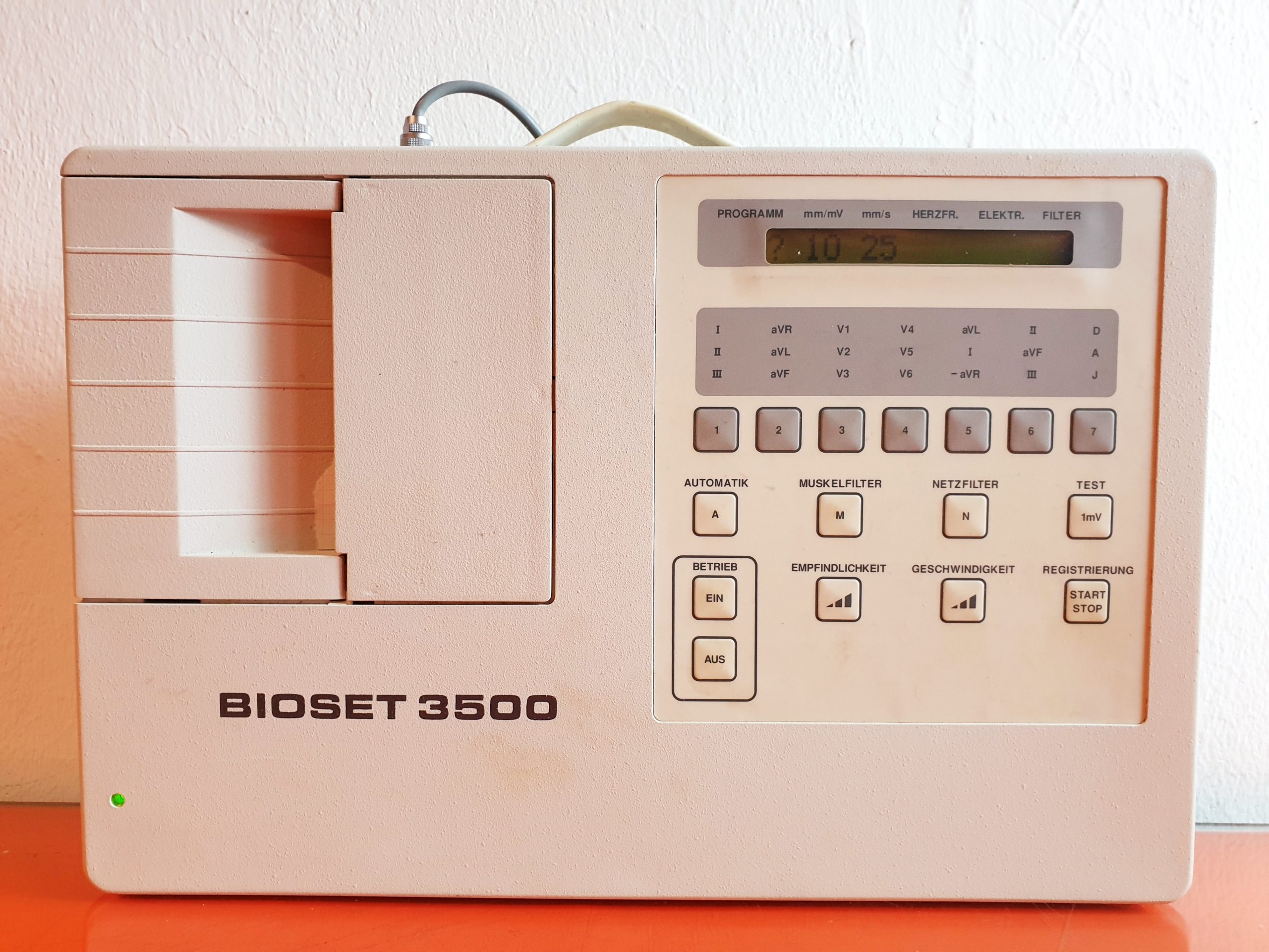 Hörmann Bioset 3500 EKG mit Ableitungskabel thumbnail 2