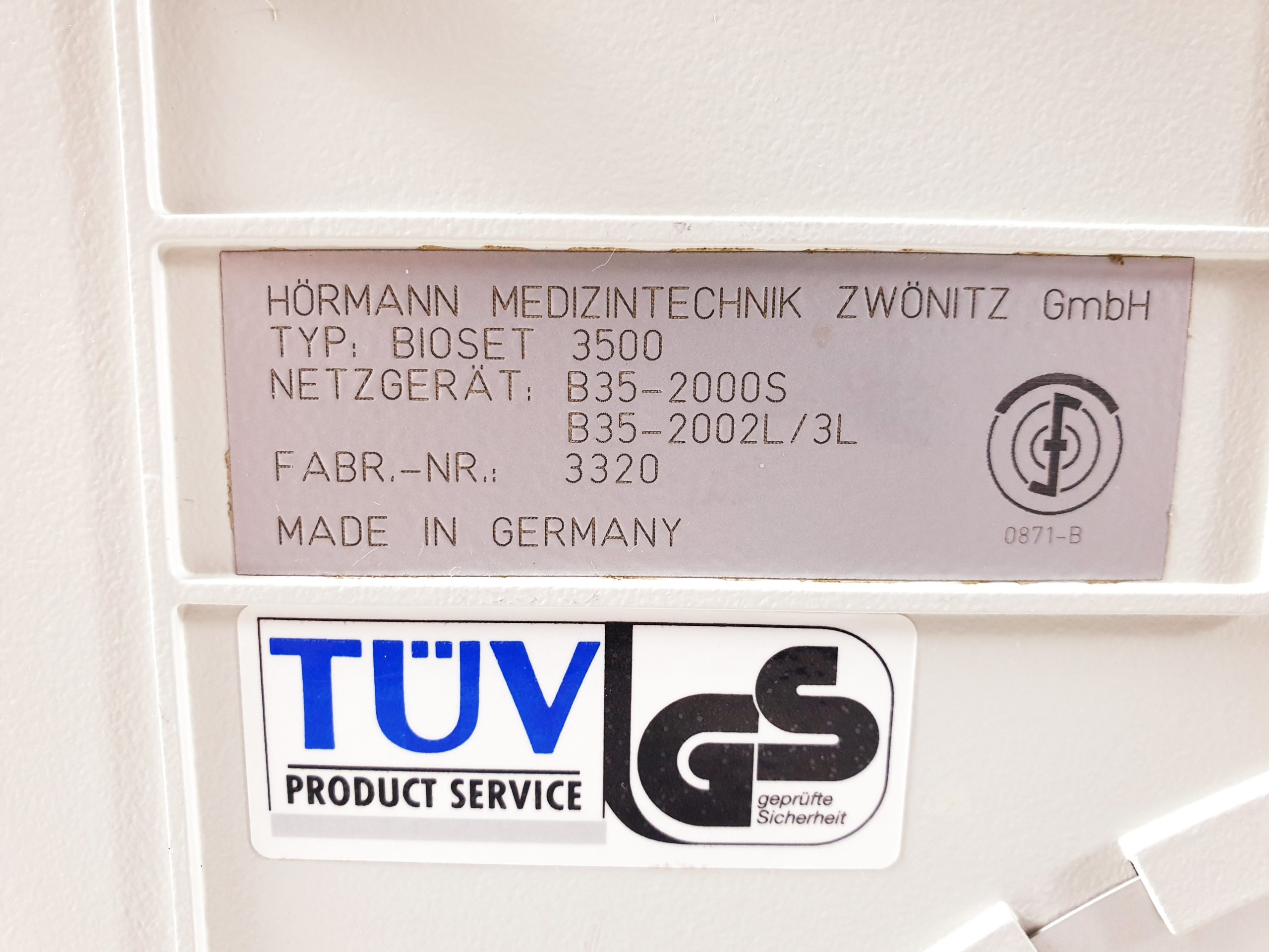 Bioset 3500 EKG MIT ABLEITUNGSKABEL thumbnail 7