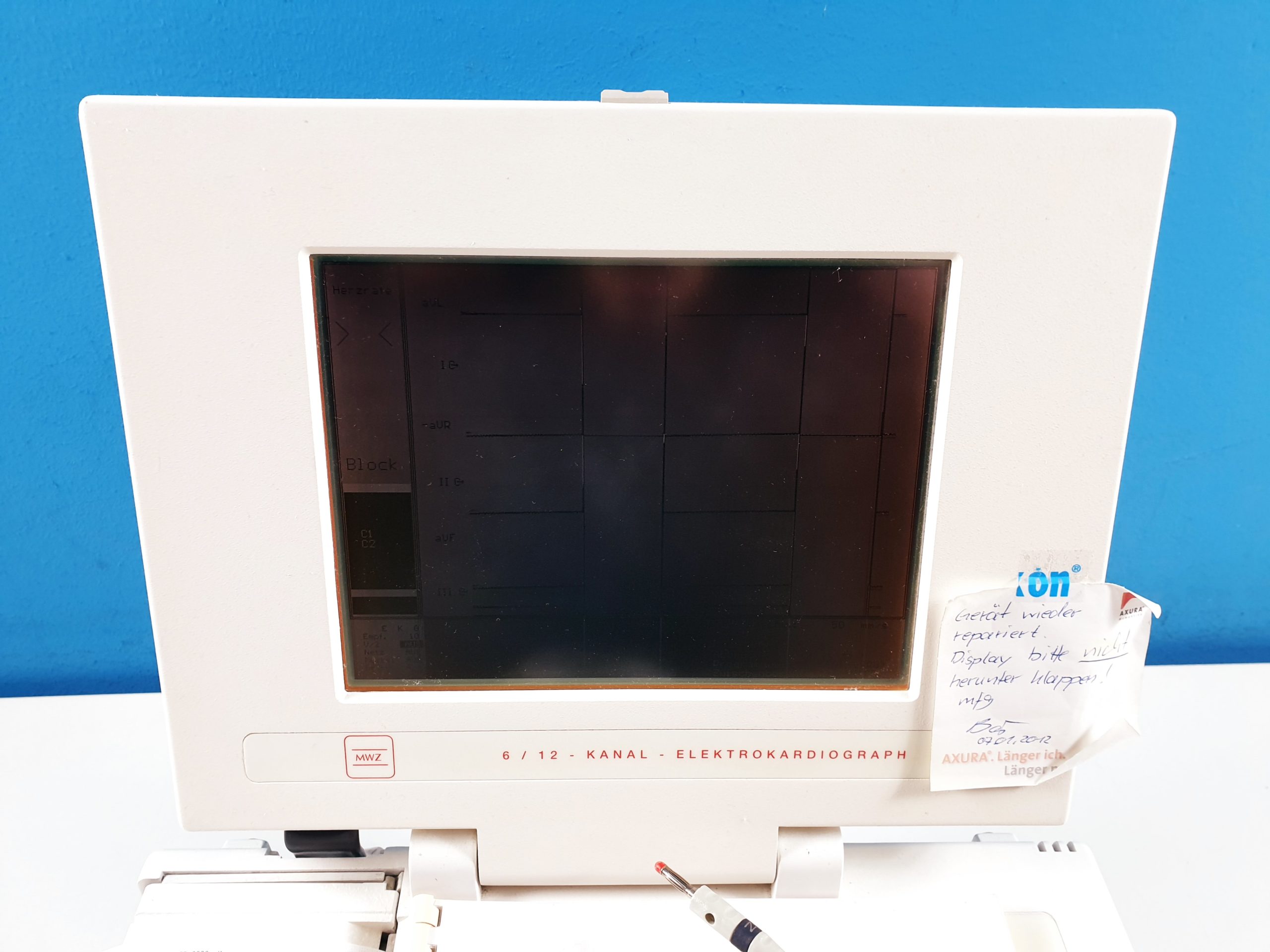 Hörmann Bioset 8000 12 Kanal EKG Gerät — 3 6 12 Kanal — image 1 of 4