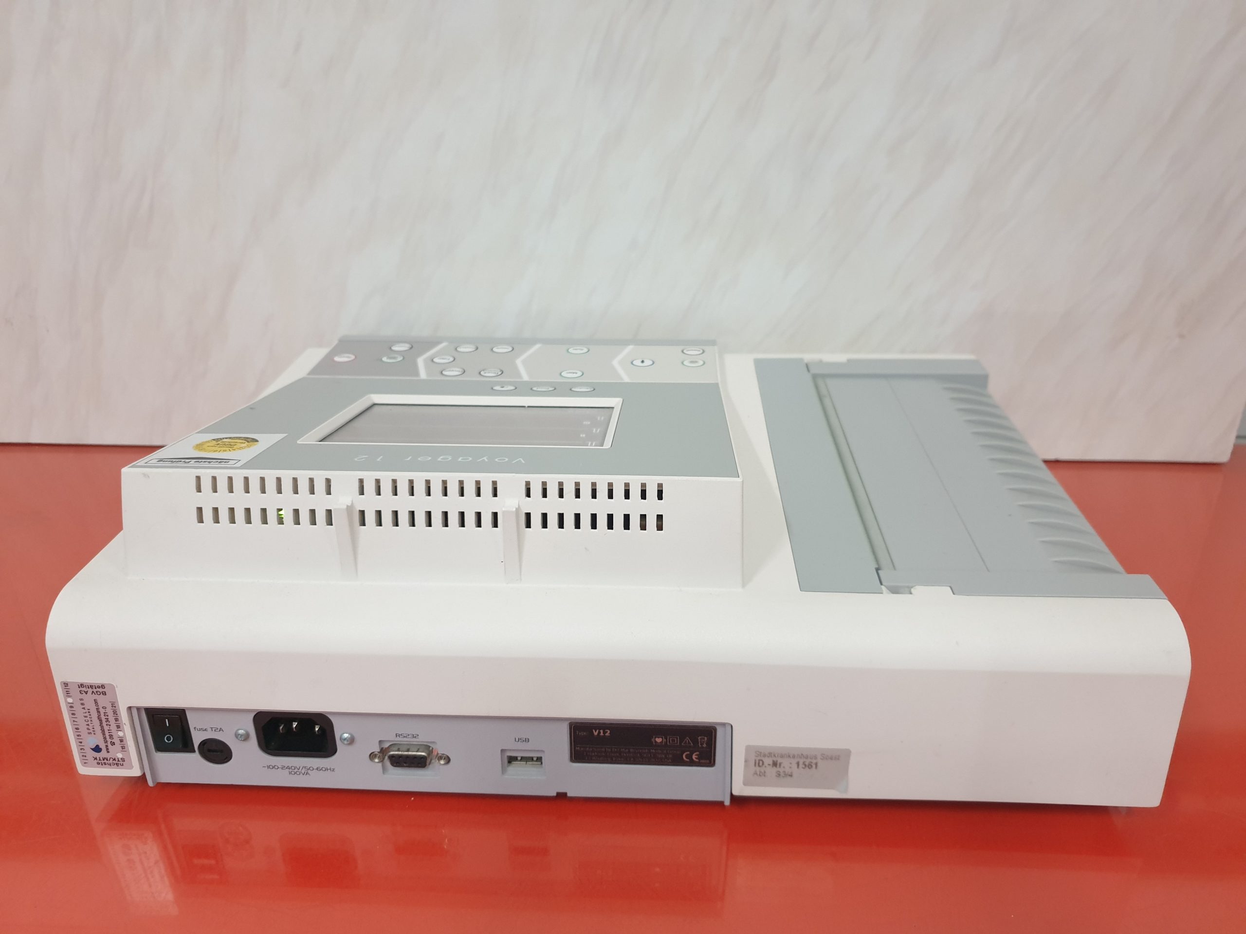 Spacelabs Voyager 12 EKG V12 mit Ableitungskabel thumbnail 3