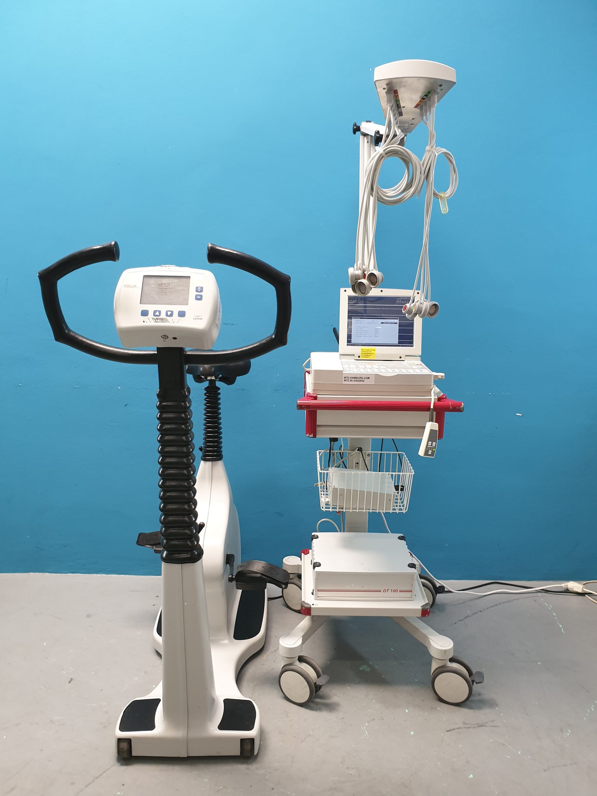 Schiller AT-10 Plus + DT100/DT80 + ERG 911 BP Ergometrie Einheit — image 1 of 11