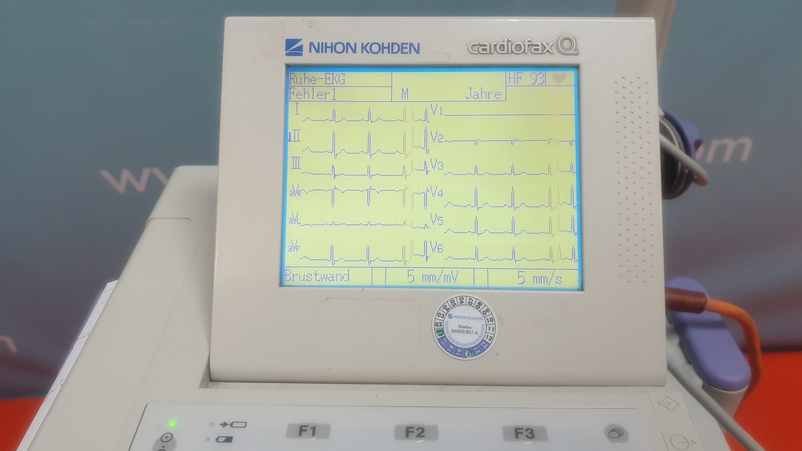 Nihon Kohden ECG-9132K Elektro Kardiograph Cardiofax — image 1 of 4