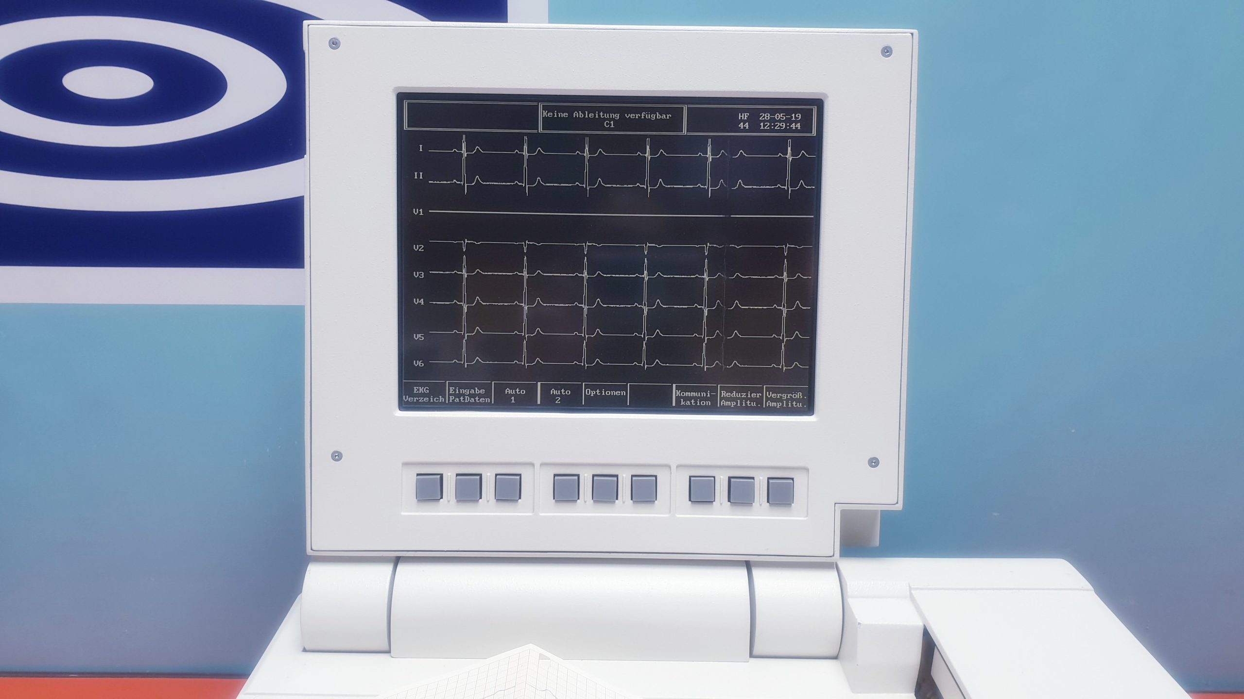 Siemens Megacart ECG unit // EKG mit Ableitungskabel — image 1 of 4