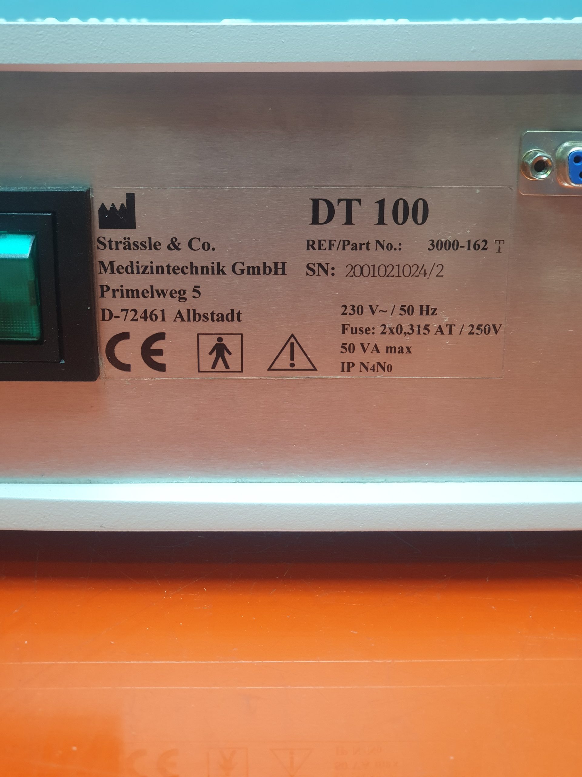 Strässle // Straessle DT-100 // DT 100 Einheit für EKG-Sauganlage mit Tragearm thumbnail 6
