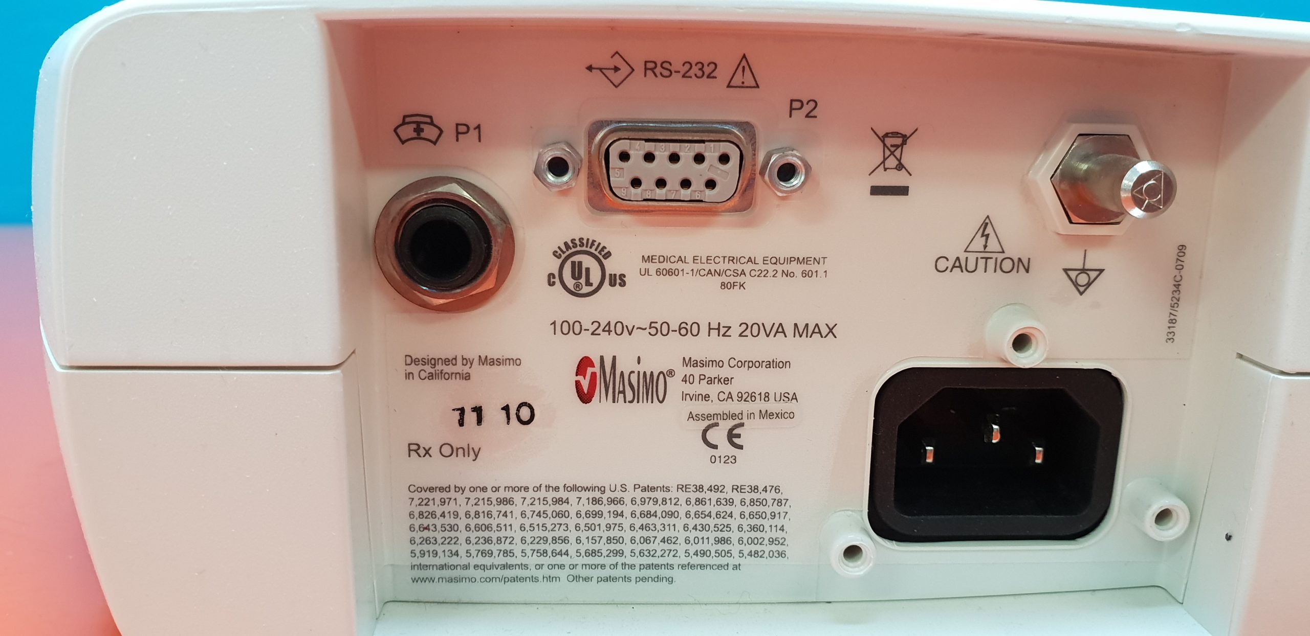 MASIMO Rad 8 Pulsoxymeter mit Spo2 Sensor thumbnail 3