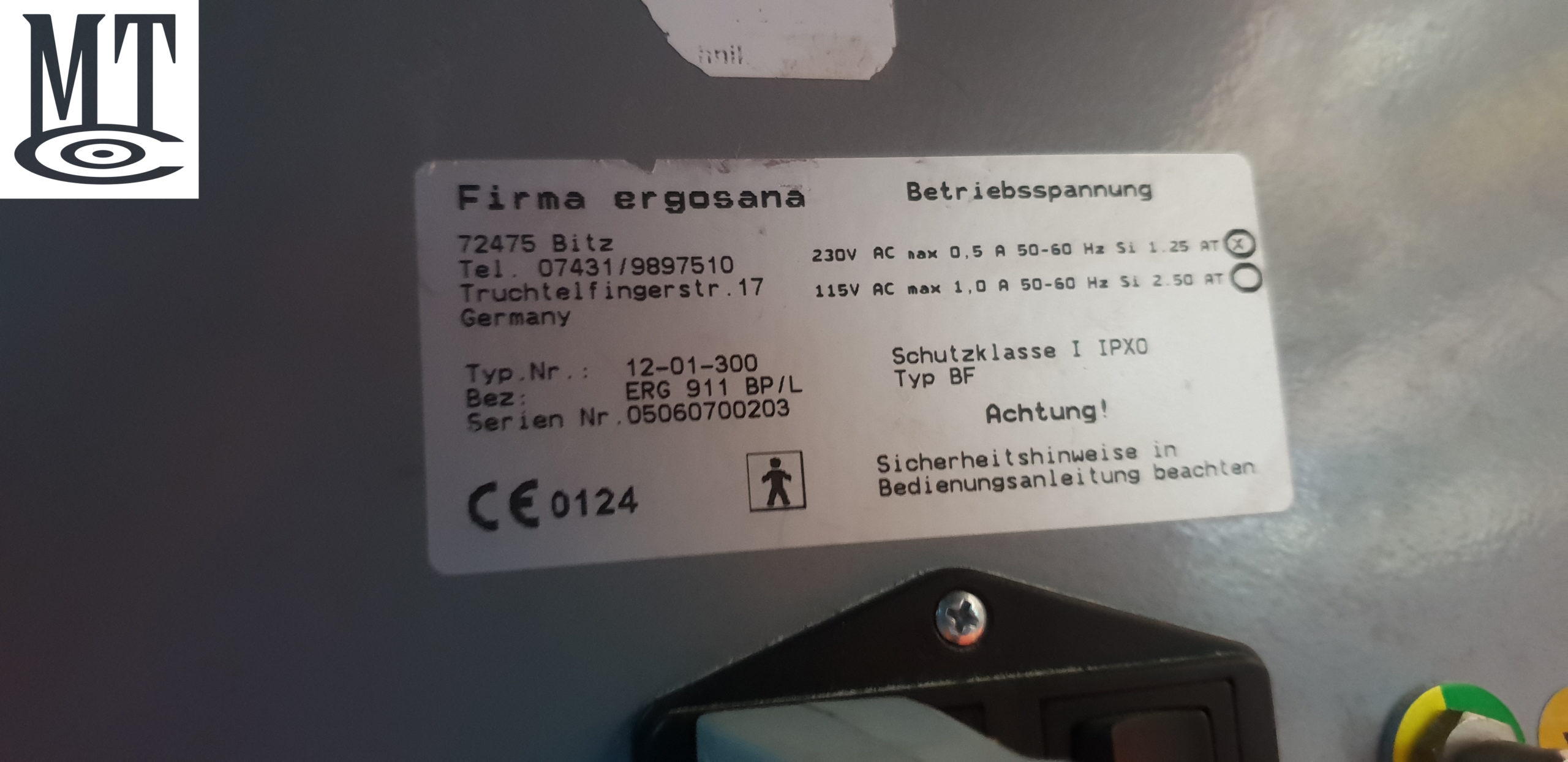 Schiller Ergosana ERG 911 BP/L Liege-Ergometer // Liegenergometer thumbnail 3
