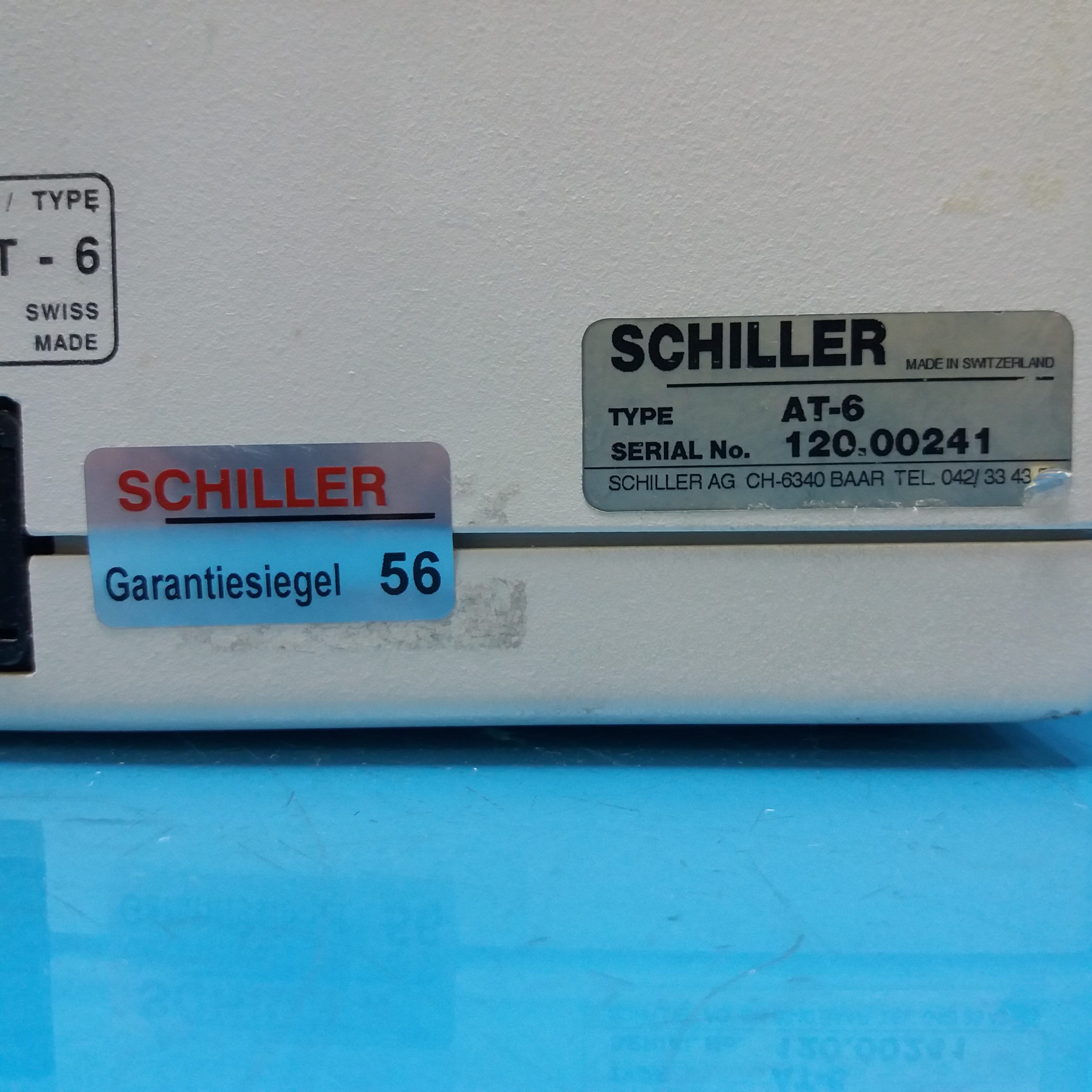Schiller CARDIOVIT AT6 // AT-6 6/12 Kanal EKG inkl. Patientenkabel thumbnail 2