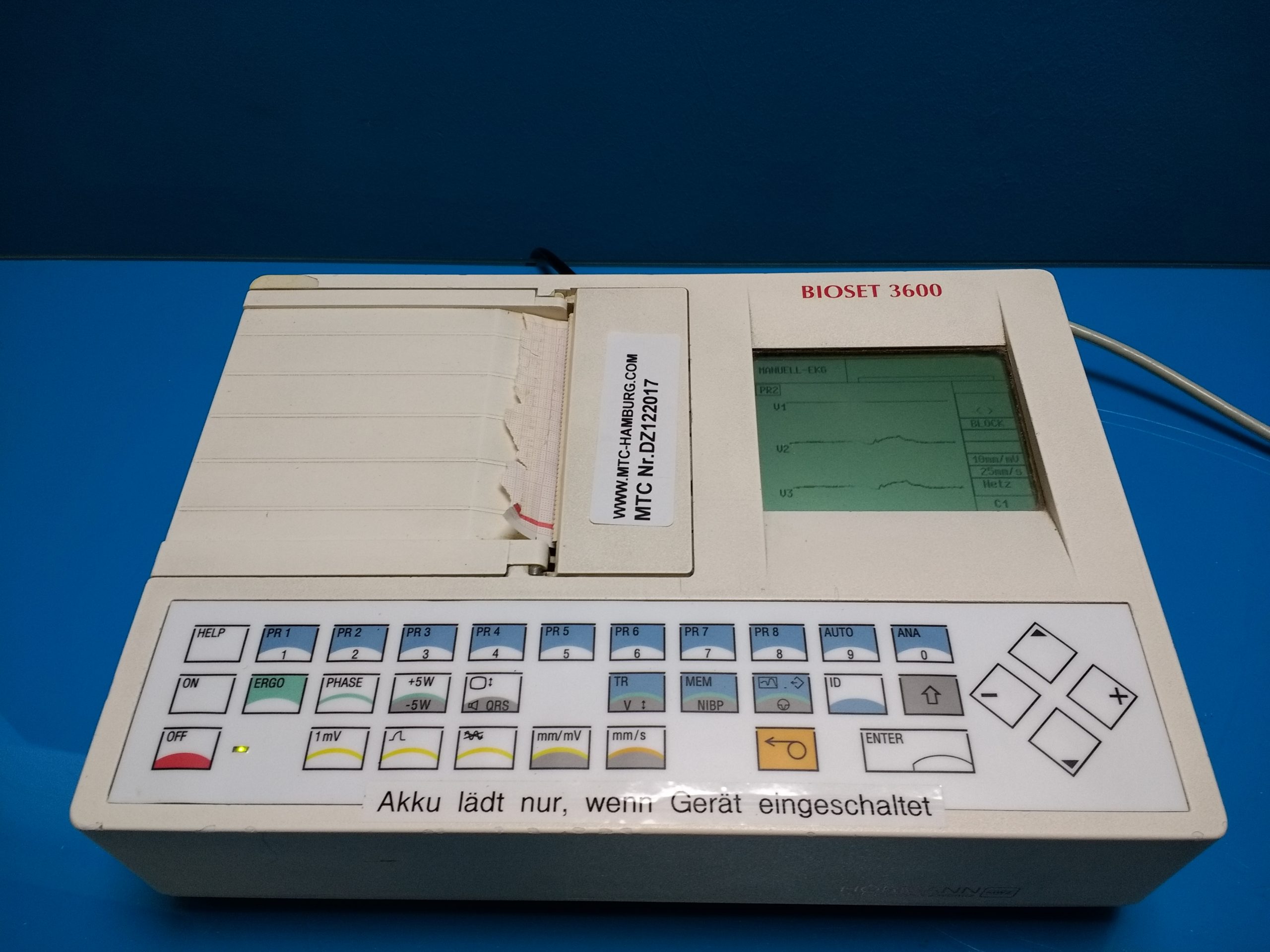 BIOSET 3600 EKG 3/6 KANÄLE thumbnail 2