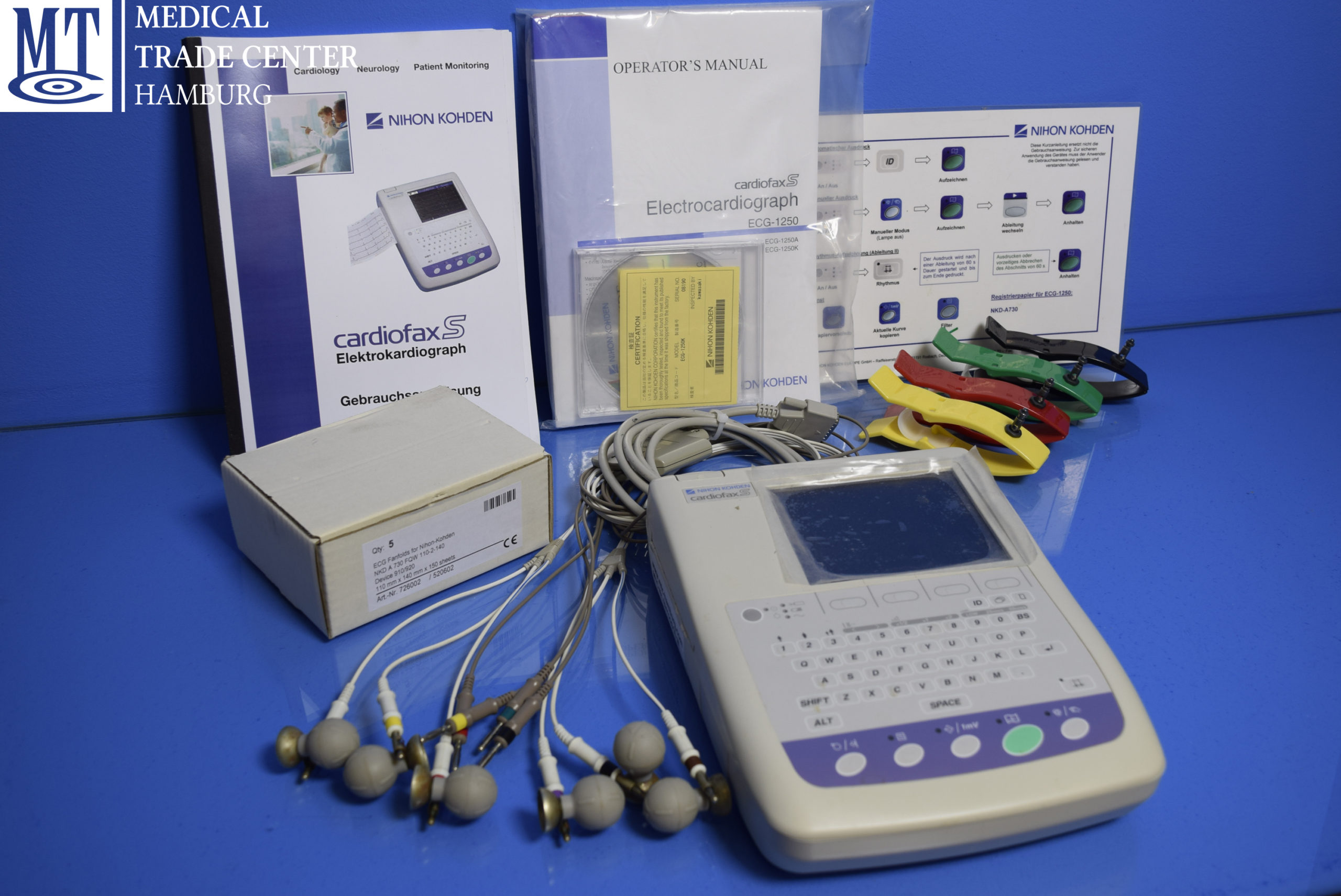 Nihon Kohden Cardiofax S ECG-1250 EKG 6 Kanal — image 1 of 1