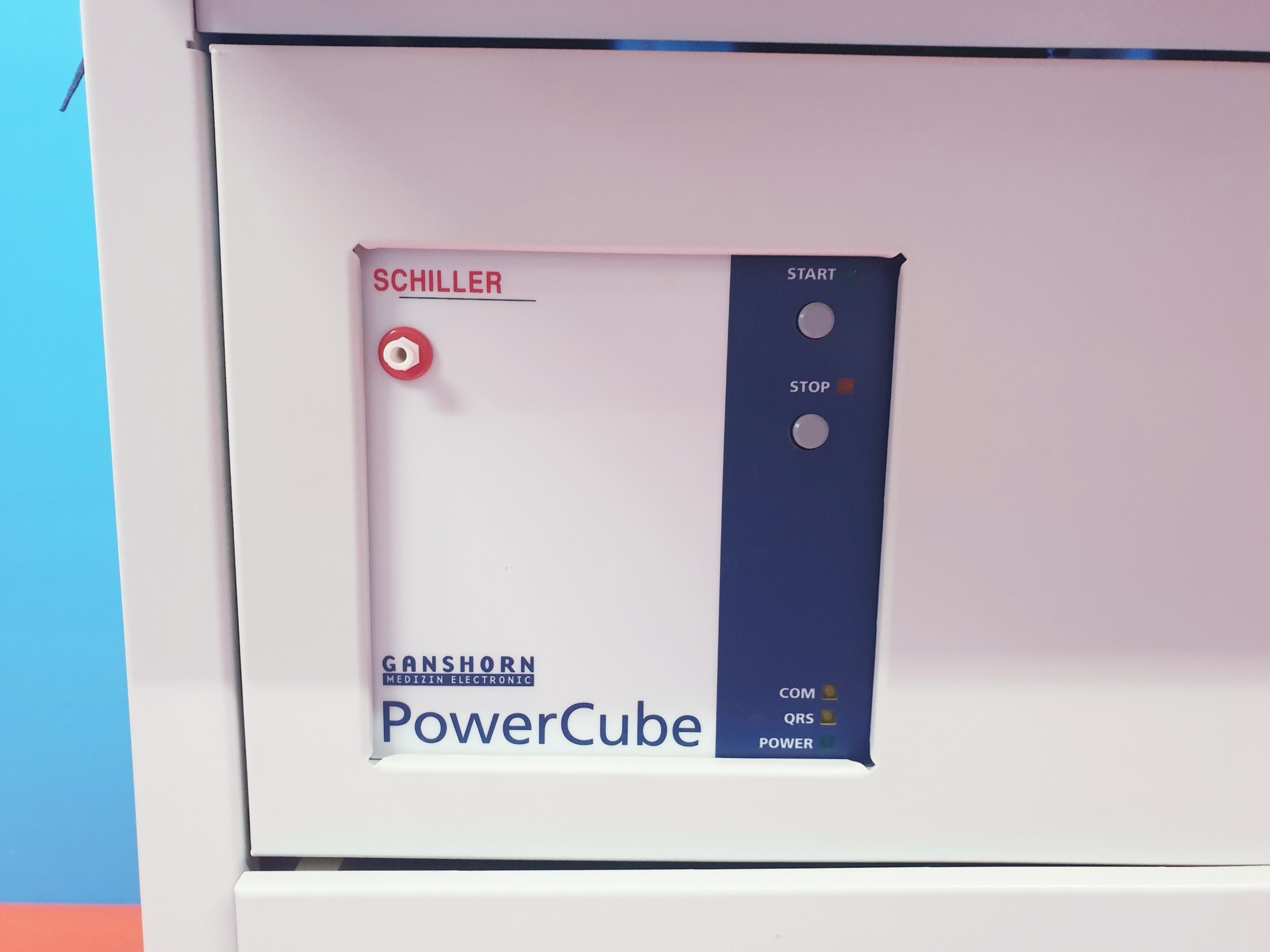 Schiller Cardiovit CS-200 12 Kanal EKG mit Stässle DT 100 Sauganlage Power Cube Spirometrie Modul thumbnail 6