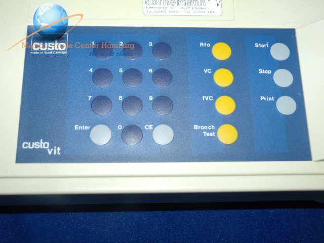 CUSTO VIT SPIROMETER / Lungenfunktionsgerät Handstück- Sensor — image 1 of 3