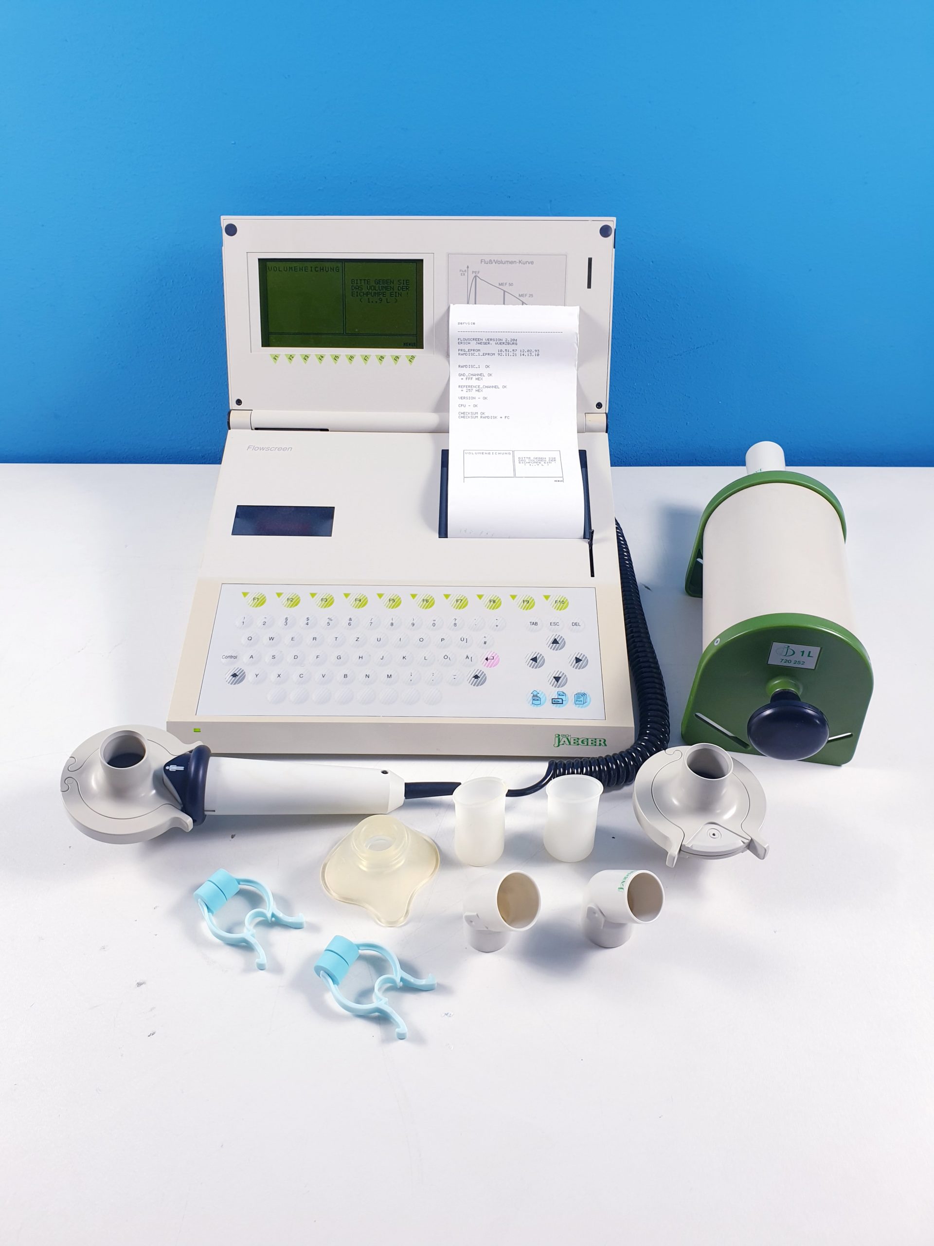 JAEGER FLOWSCREEN Portables Spirometriegerät mit Resistance-Messung (ROCC-Funktion) ausgestattet — image 1 of 6