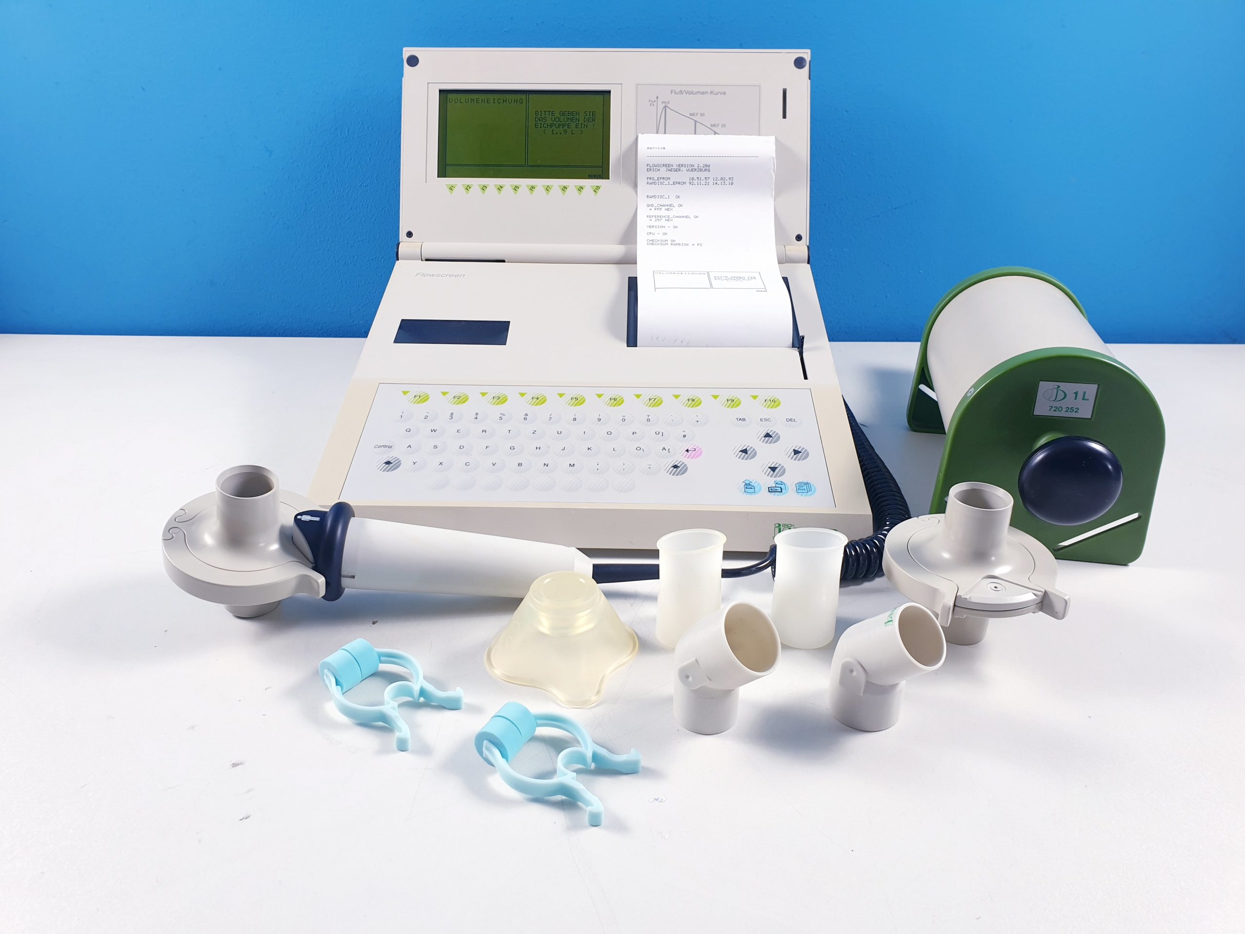 JAEGER FLOWSCREEN Portables Spirometriegerät mit Resistance-Messung (ROCC-Funktion) ausgestattet thumbnail 3