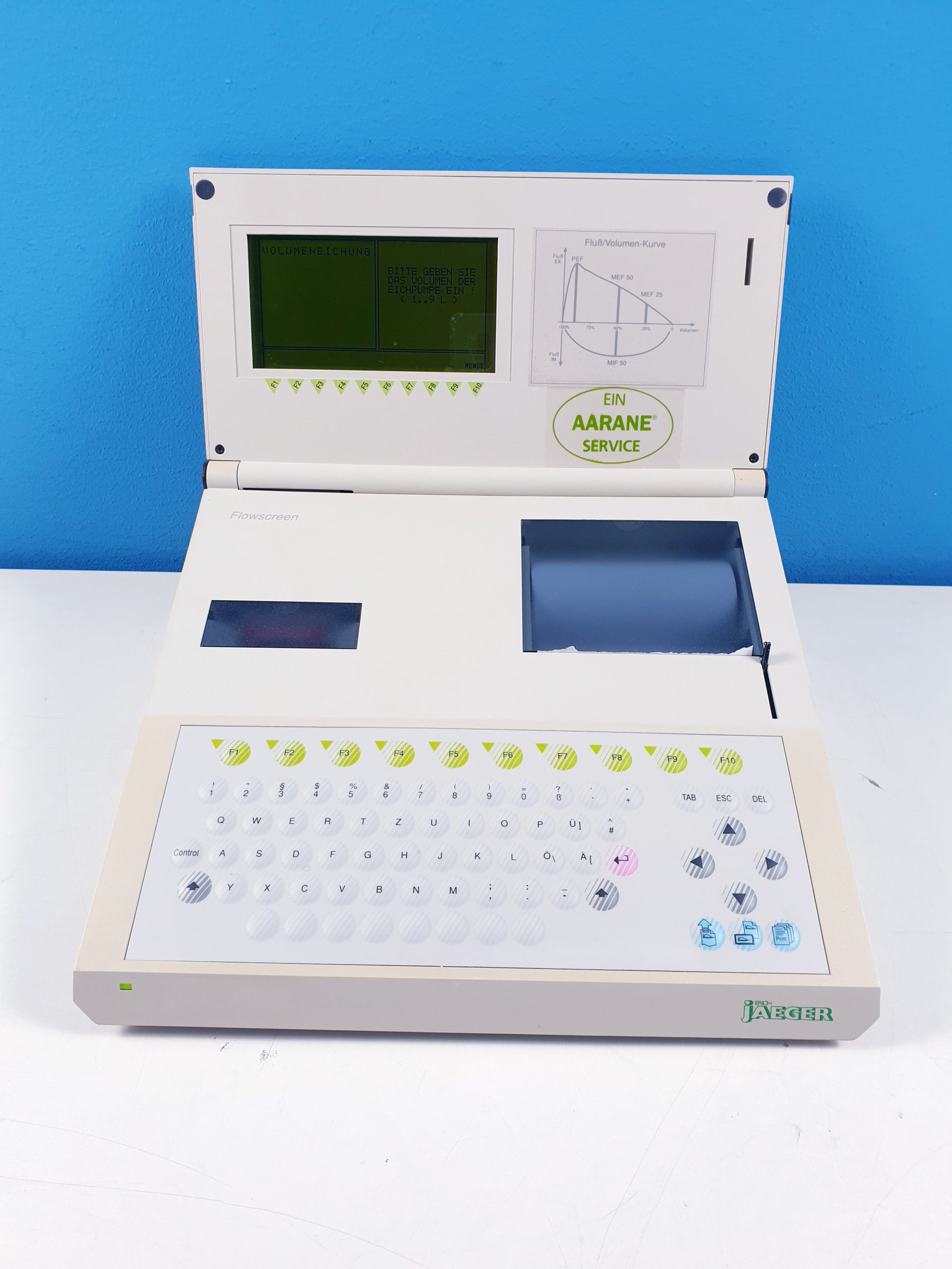 JAEGER FLOWSCREEN Portables Spirometriegerät mit Resistance-Messung (ROCC-Funktion) ausgestattet thumbnail 5