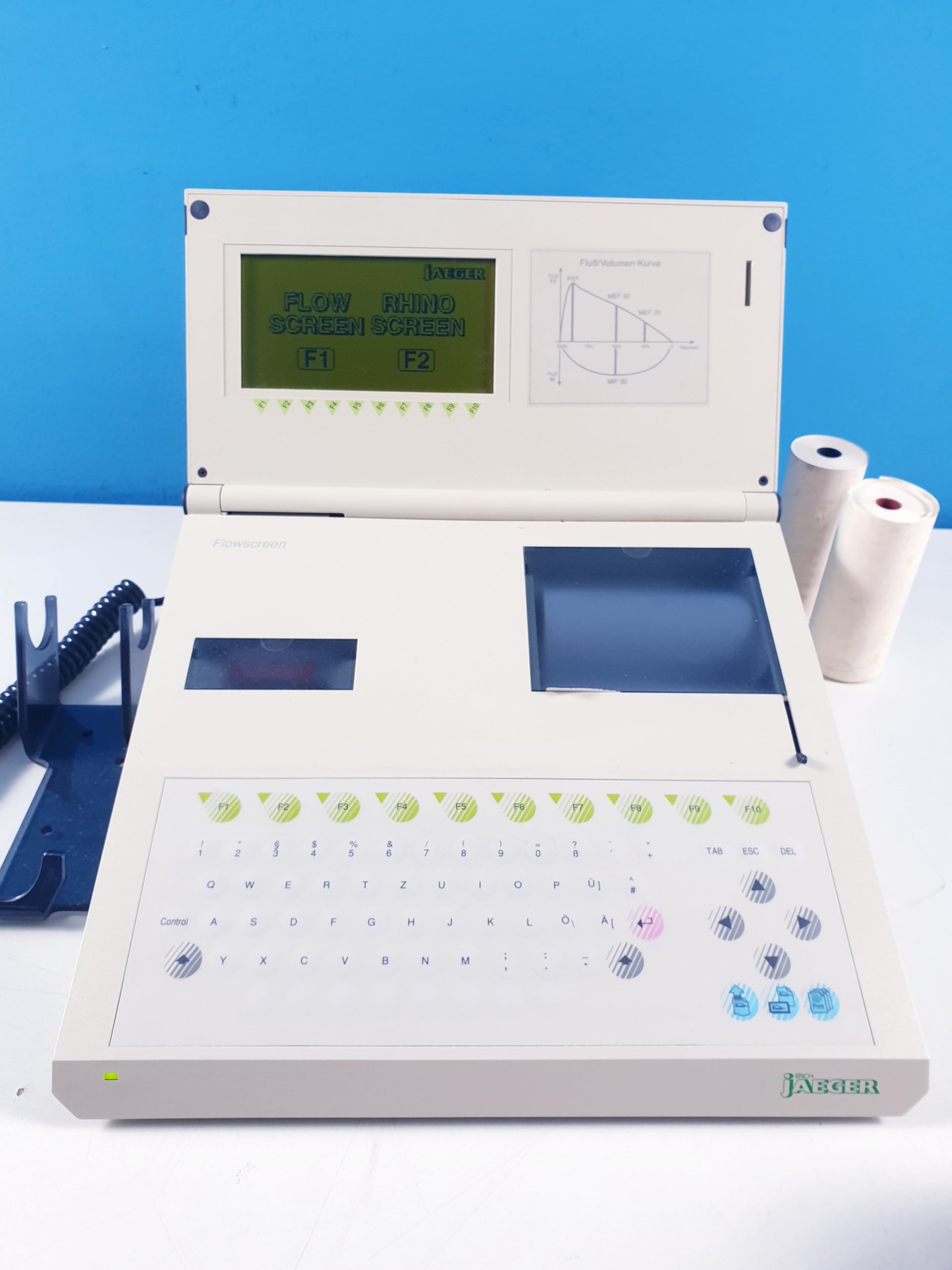 Jaeger Flowscreen Portables Spirometer mit Eichpumpe thumbnail 2