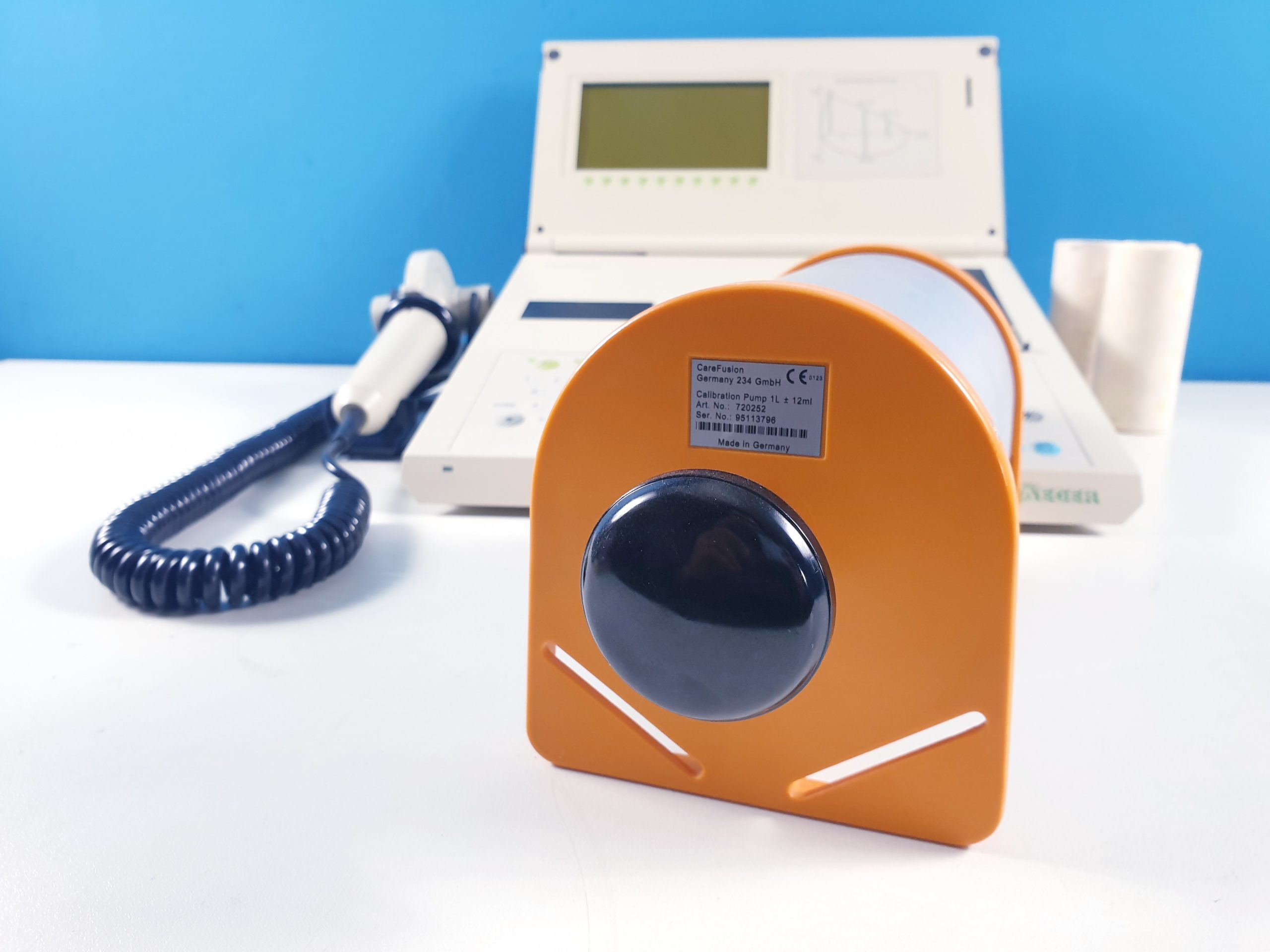 Jaeger Flowscreen Portables Spirometer mit Eichpumpe thumbnail 3
