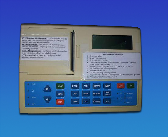 Schiller Spirometer / Lungenfunktionsmessgerät Spirovit sp-1 — image 1 of 1