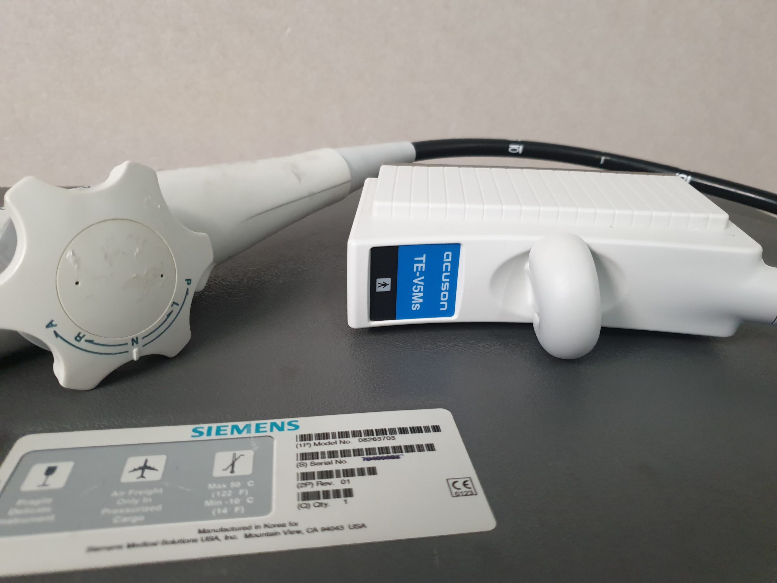 SIEMENS ACUSON TE-V5Ms TEE Ultrasschall-Sonde Transducer thumbnail 3