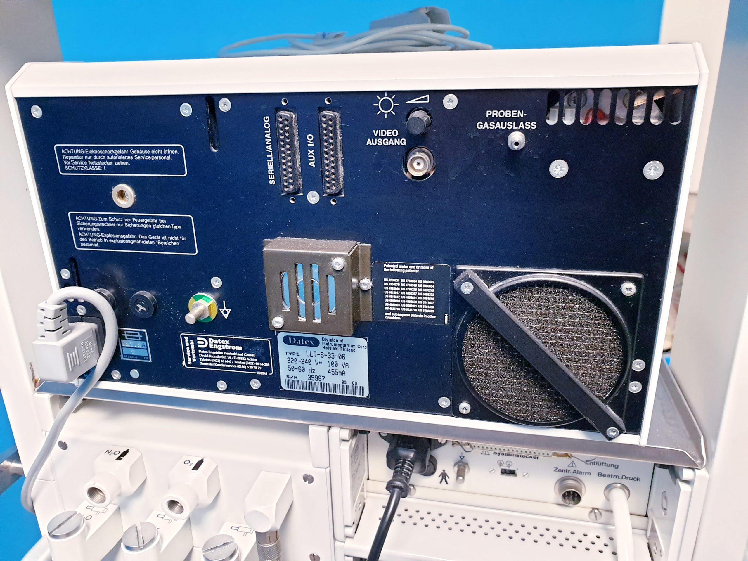 DRAGER Sulla 808 V anesthesia device/Narkosegerät thumbnail 5