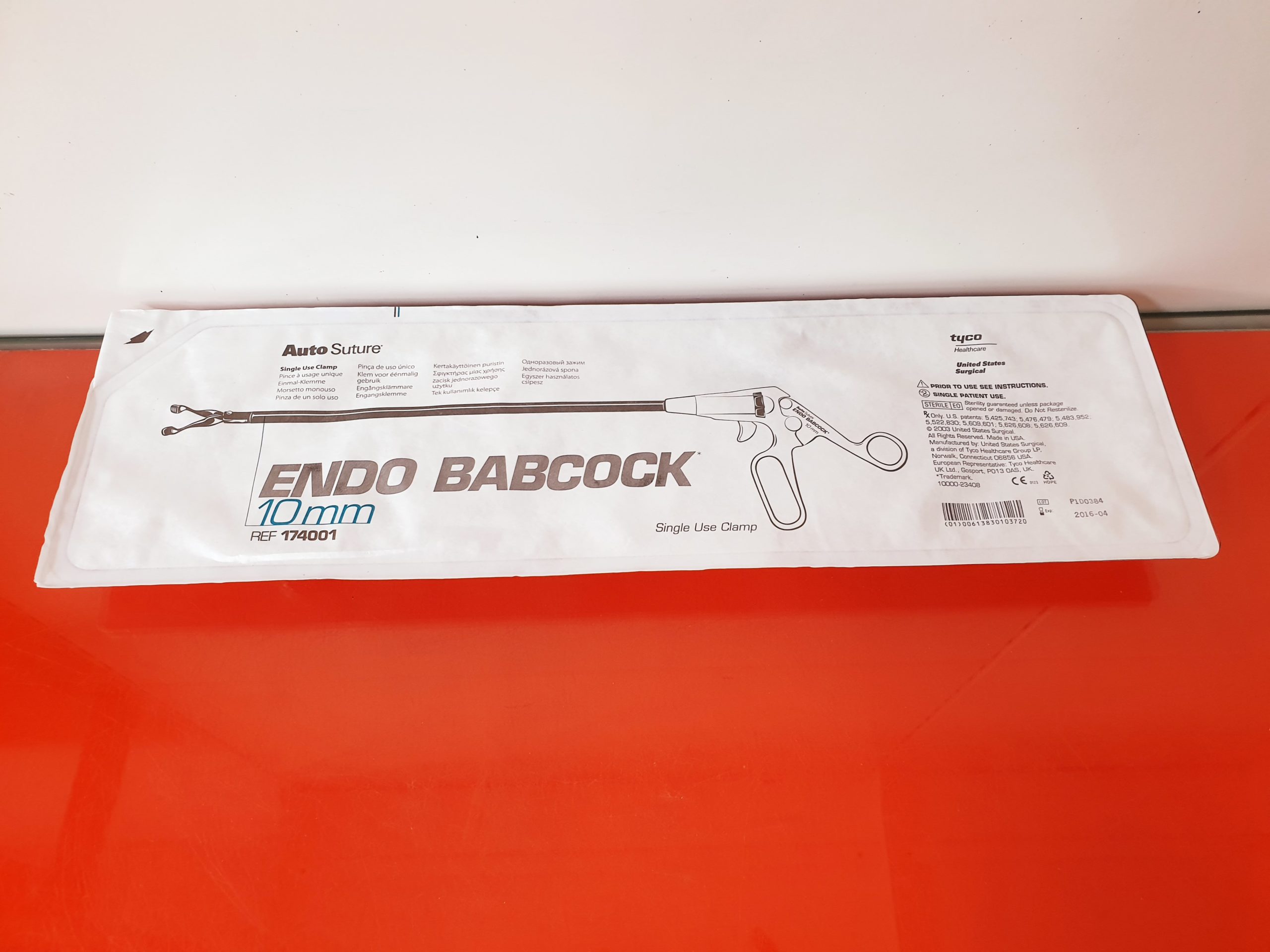 AUTO SUTURE Endo Babcock 174001 Covidien 10MM thumbnail 5