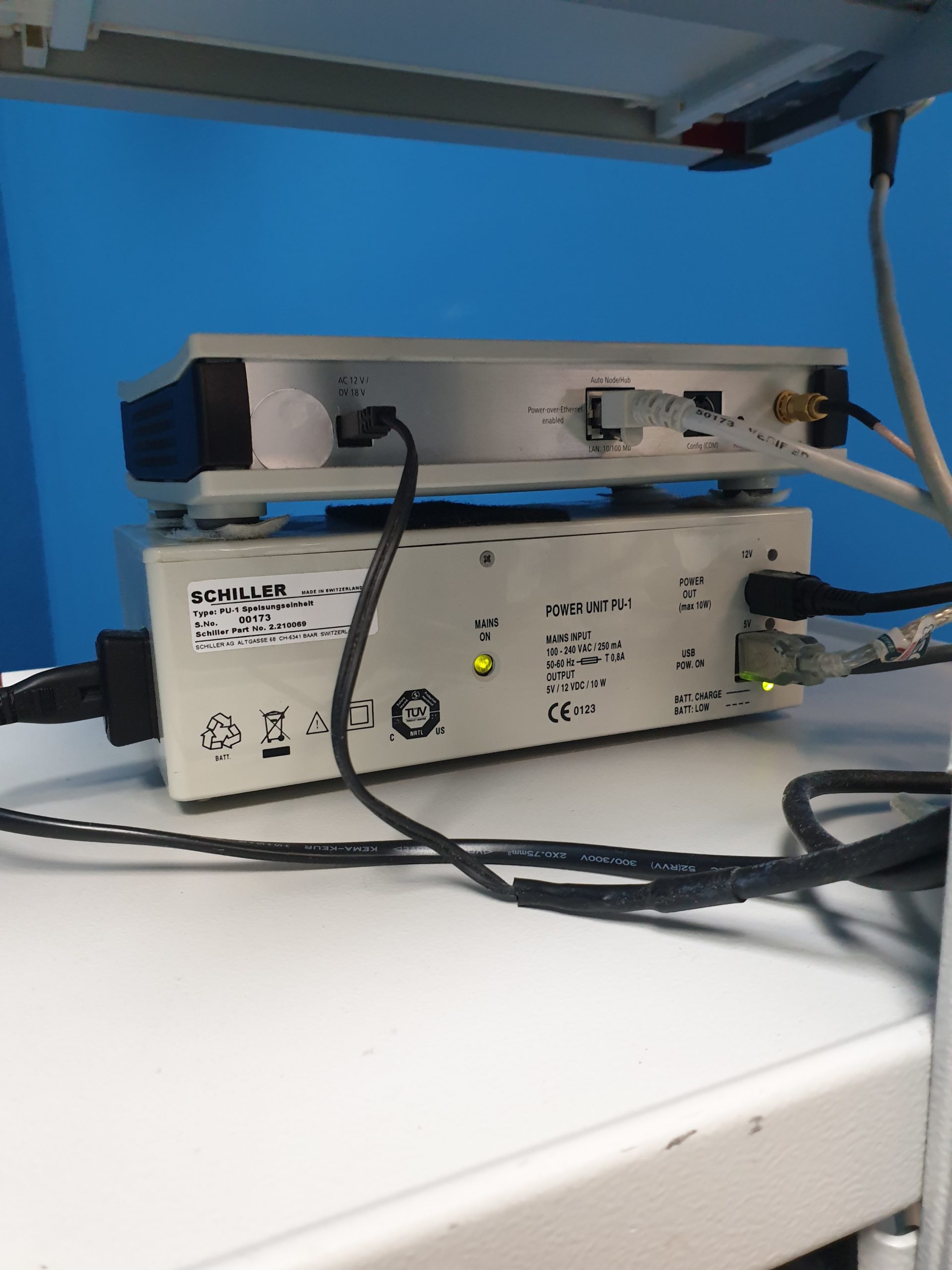 Schiller Ergometrie Einheit – GE eBike Ergosana Ergometer + AT10 Plus Ekg + DT100 Sauganlage + Strässle +…. thumbnail 18