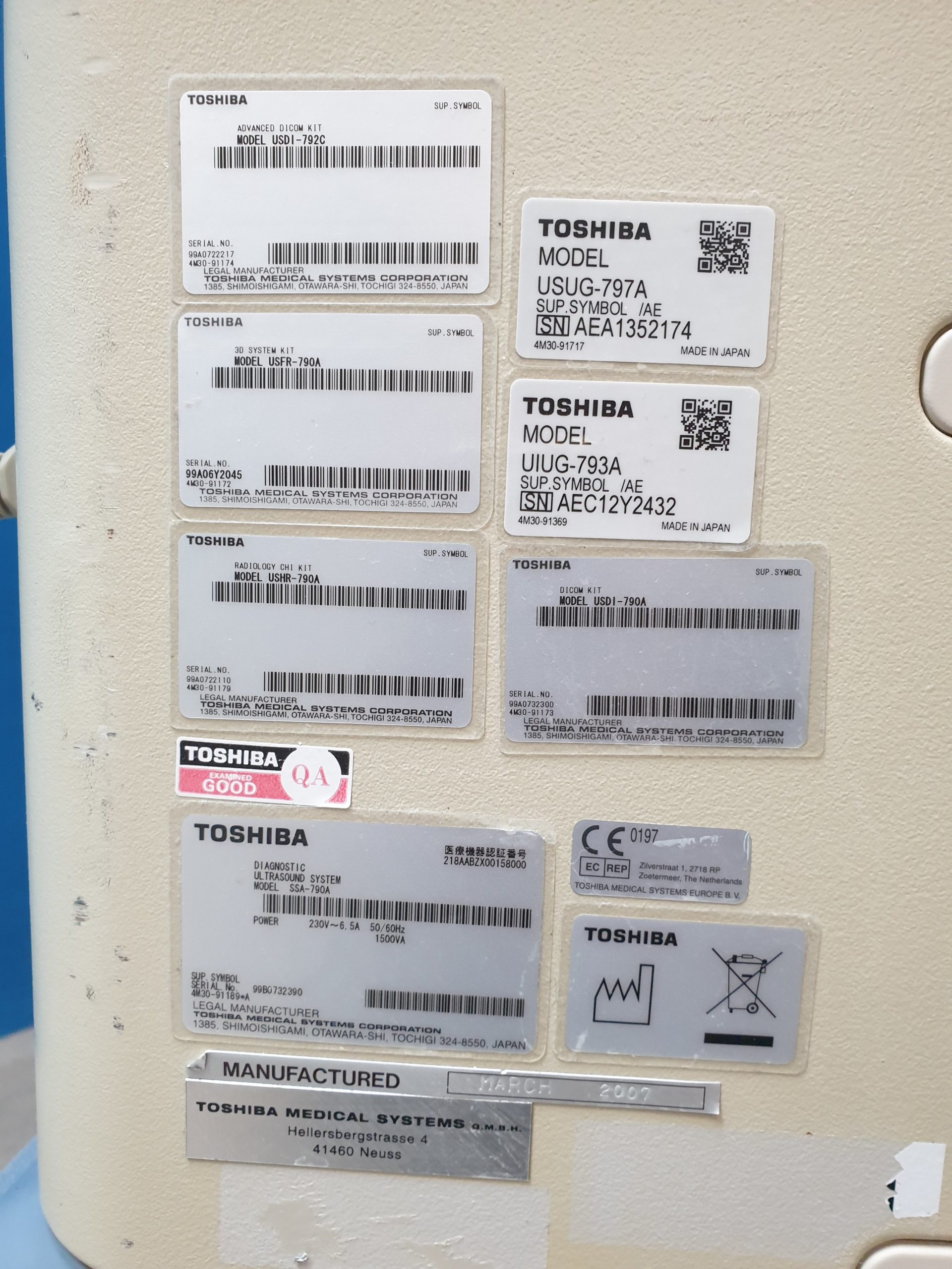 TOSHIBA APLIO SSA-790A +6C1 + 11L5 thumbnail 16