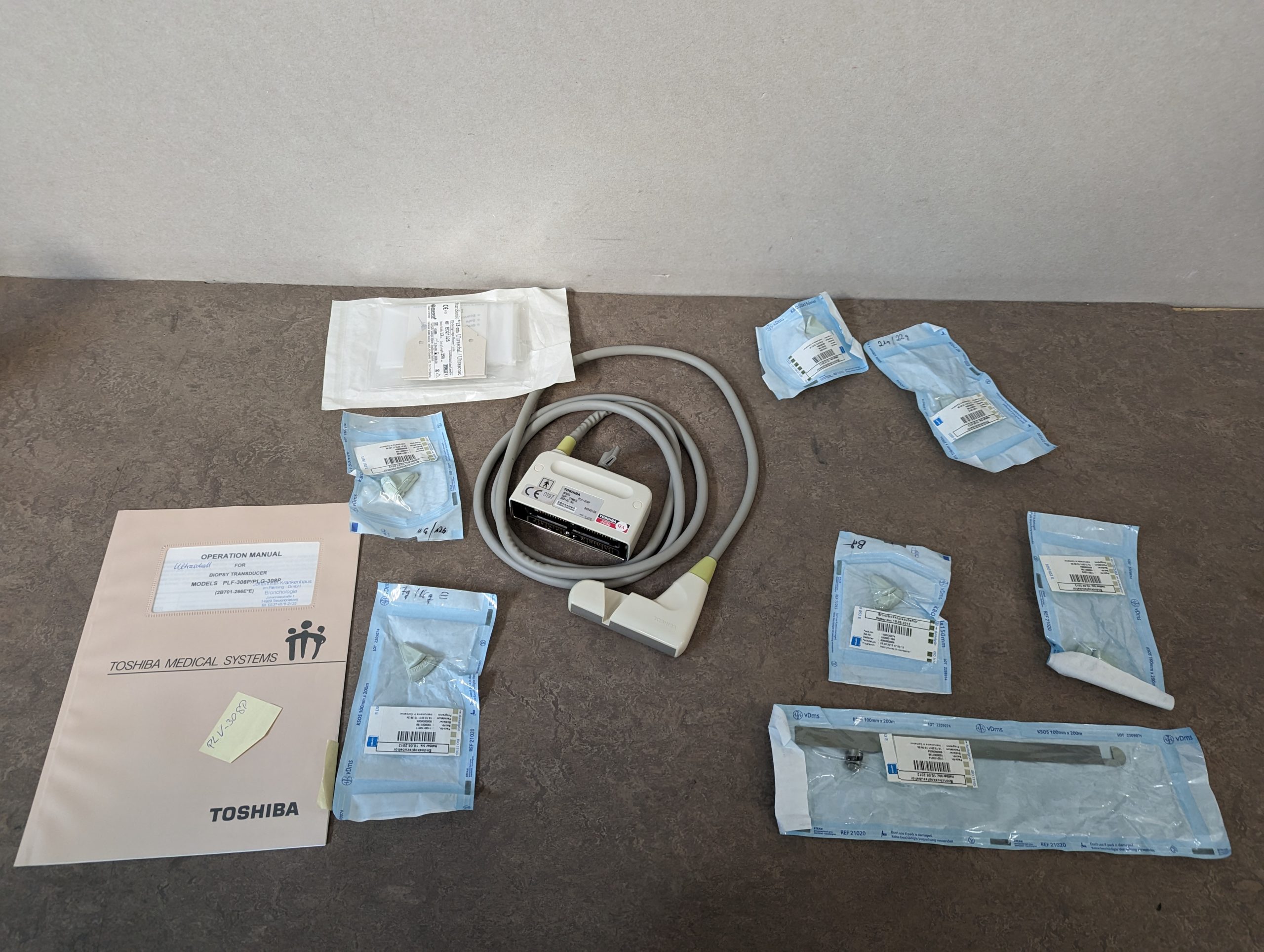 Toshiba PLF-308P PLF 308 P Biopsy Probe – Transducer– Linear Biopsy Sonde thumbnail 2