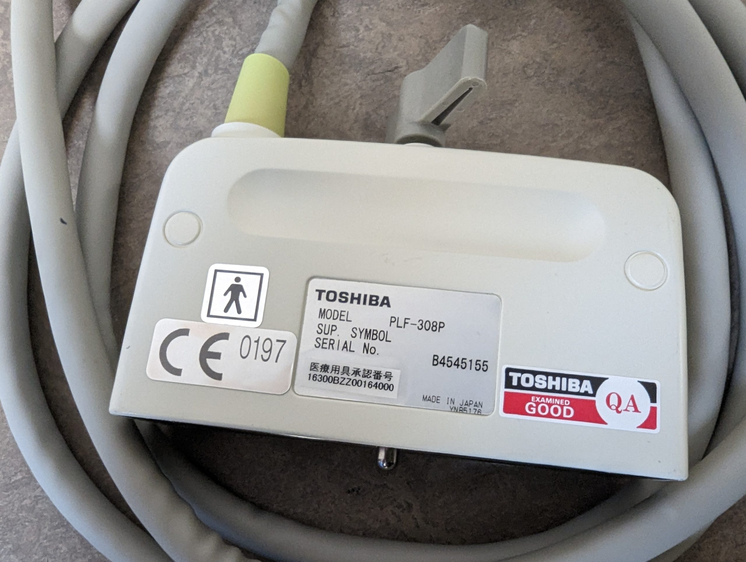 Toshiba PLF-308P PLF 308 P Biopsy Probe – Transducer– Linear Biopsy Sonde thumbnail 4