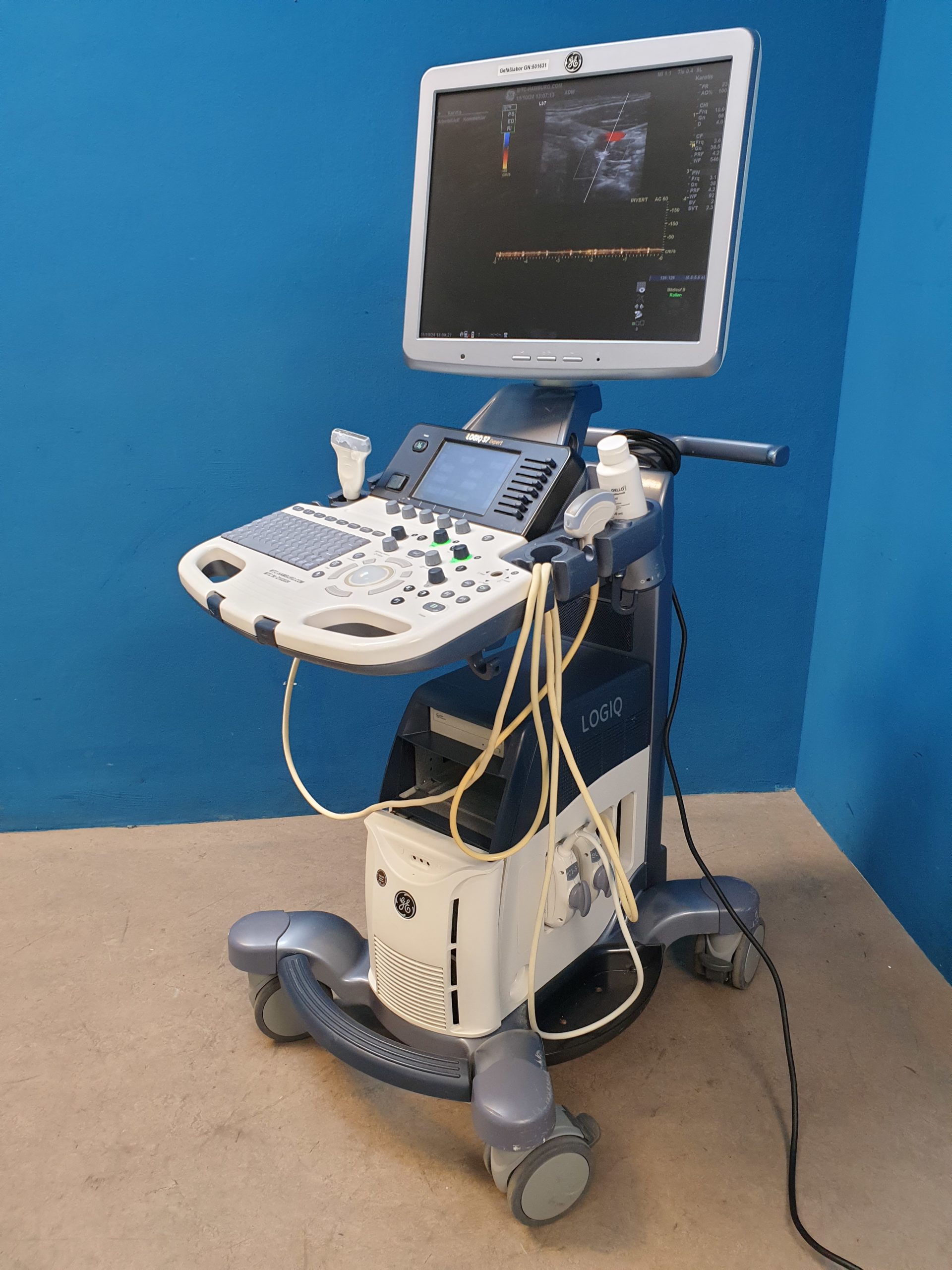 GE LOGIQ S7 Expert C1-5 Konvex + 9L-d Linear Farbdoppler DOM 2016 thumbnail 3