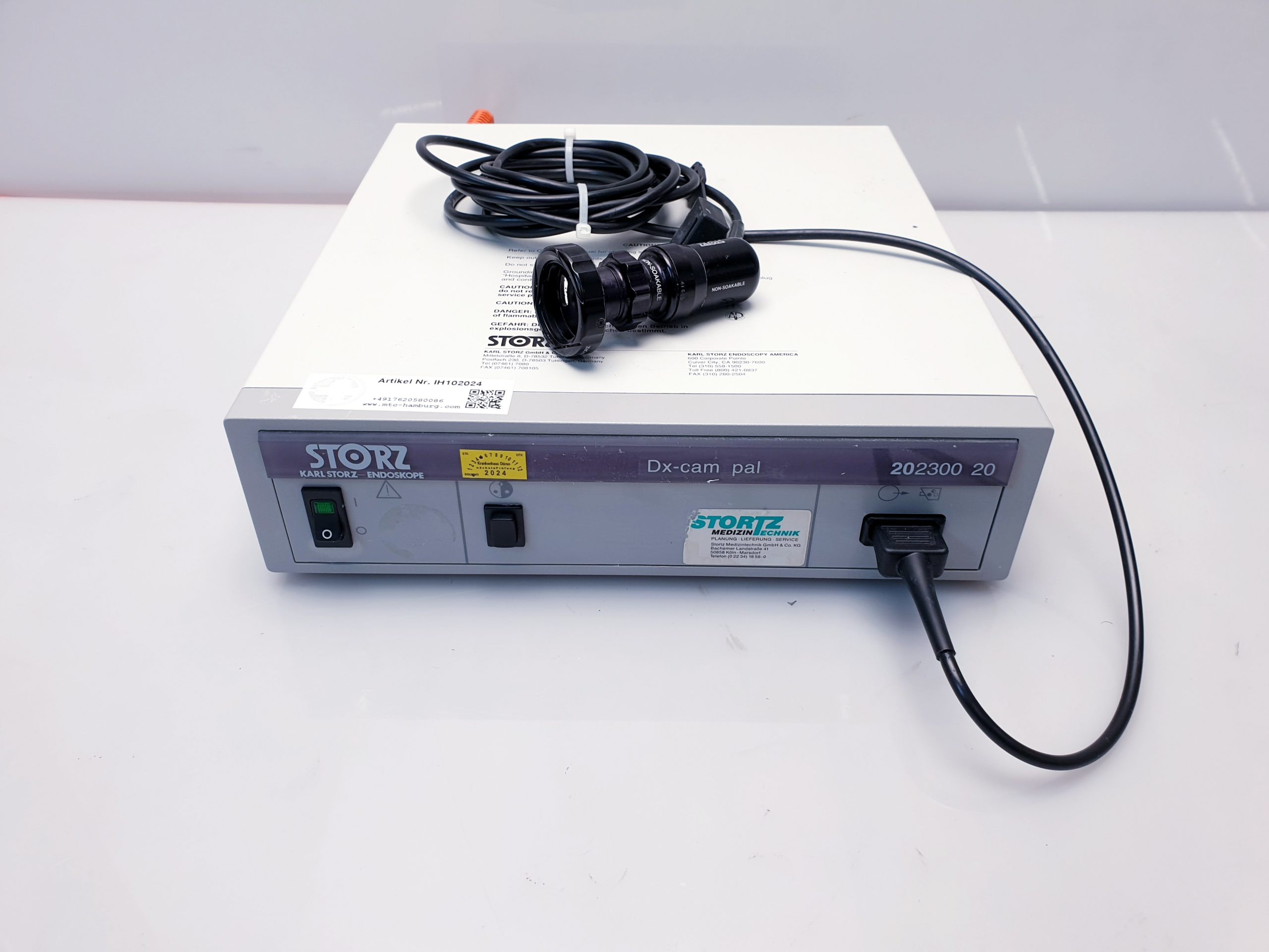 Karl Storz Dx-cam pal 202300 20 + 20230030 kamerakopf thumbnail 4