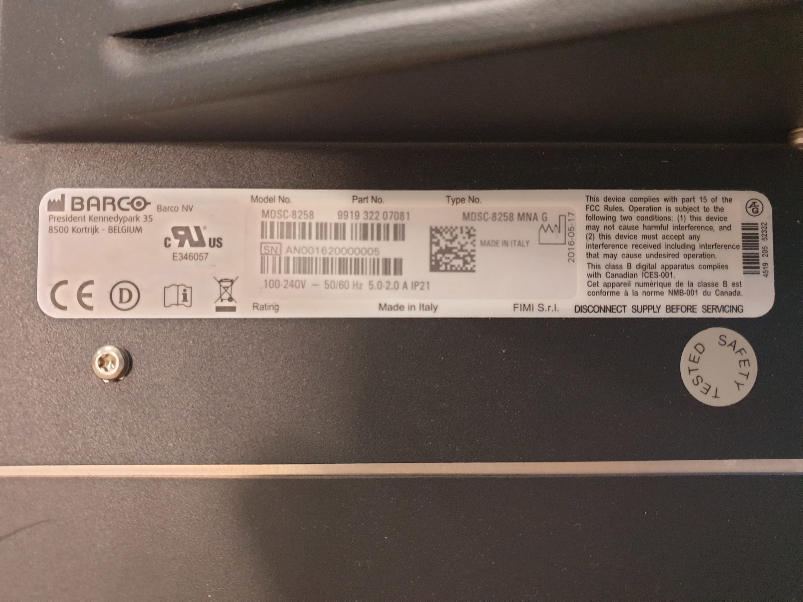 Barco MDSC-8258 58Zoll Cath Lab Monitor thumbnail 8