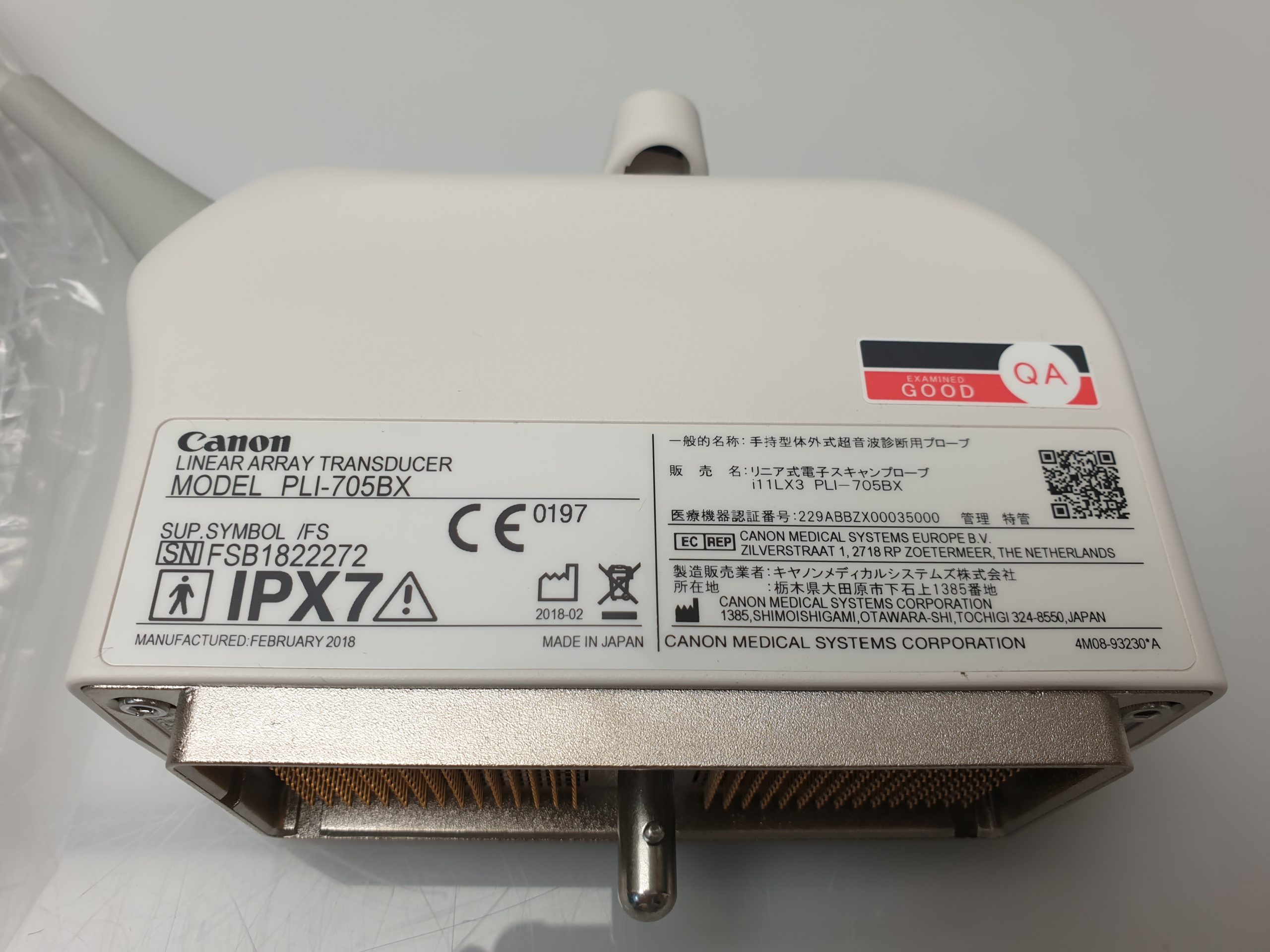 Toshiba PLI-705BX Linear-Sonde (i11LX3) thumbnail 12