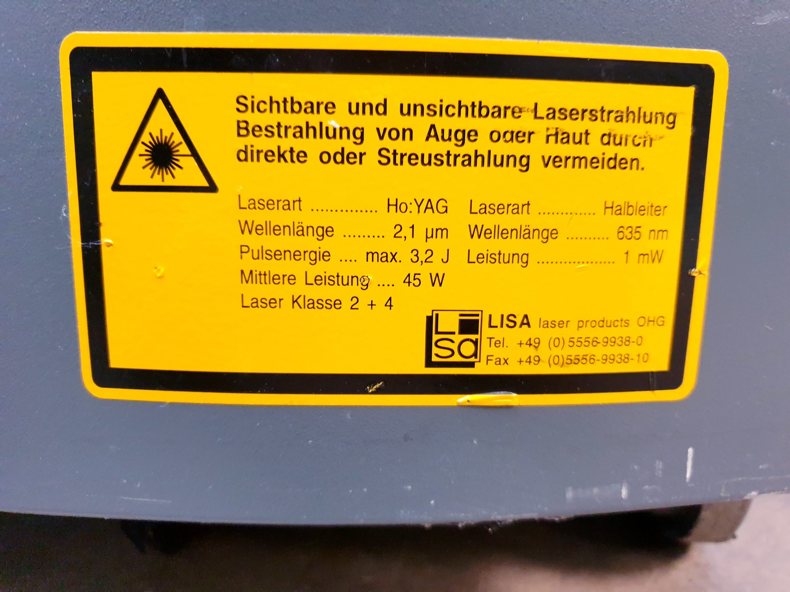 Sphinx Holmium-YAG Laser System mit Fußschalter thumbnail 12