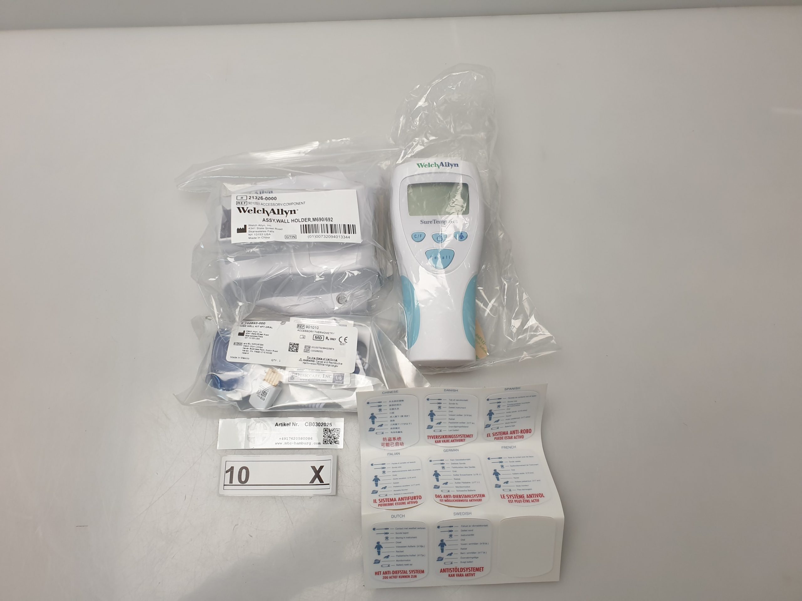 Welch Allyn suretemp plus Thermometer thumbnail 2